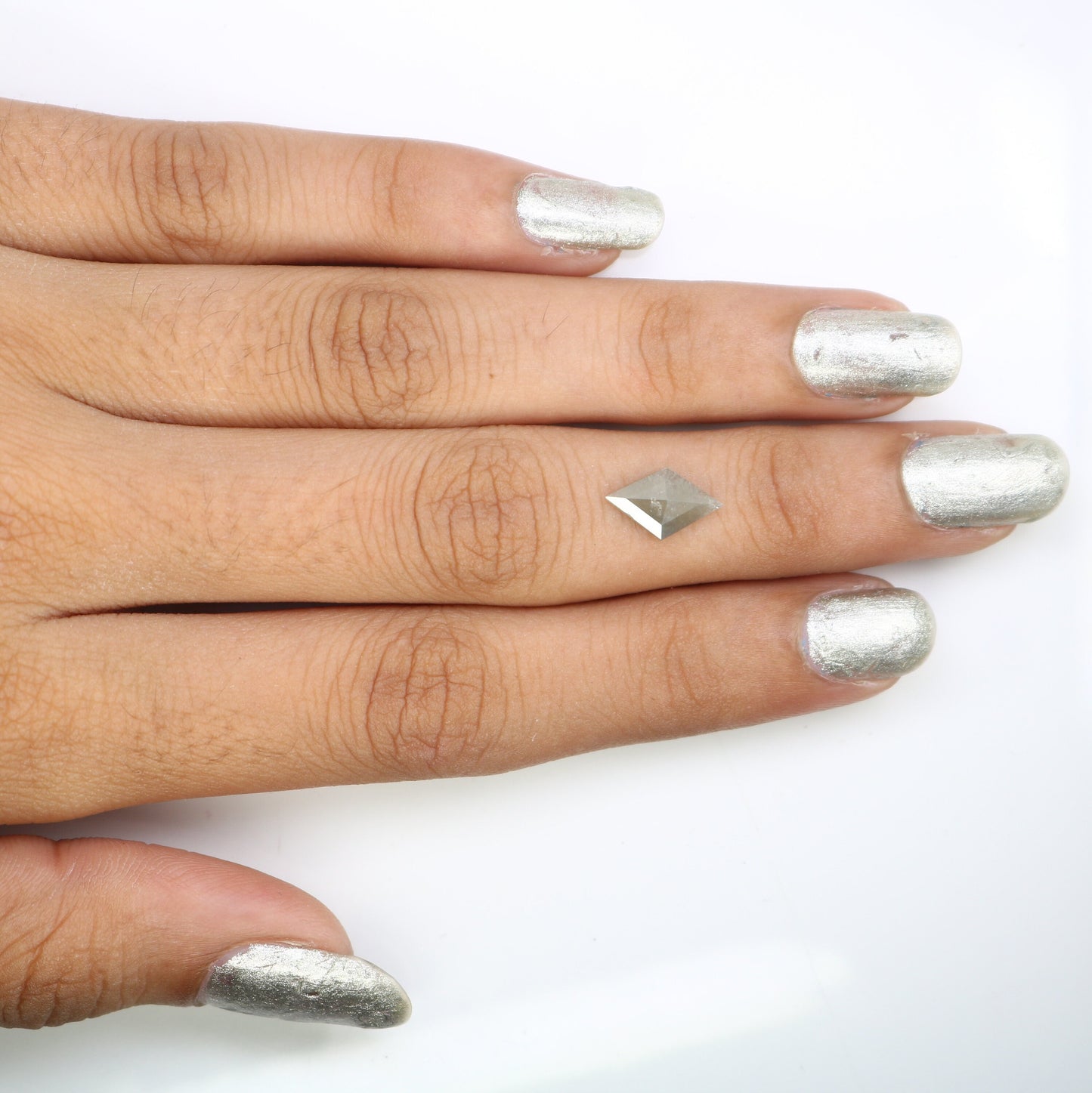 0.94 CT Kite shape Natural Loose Diamond -Kite Shape Salt and Pepper Diamond - For Salt Pepper Diamond Ring - Sale Offer- Unique Gift