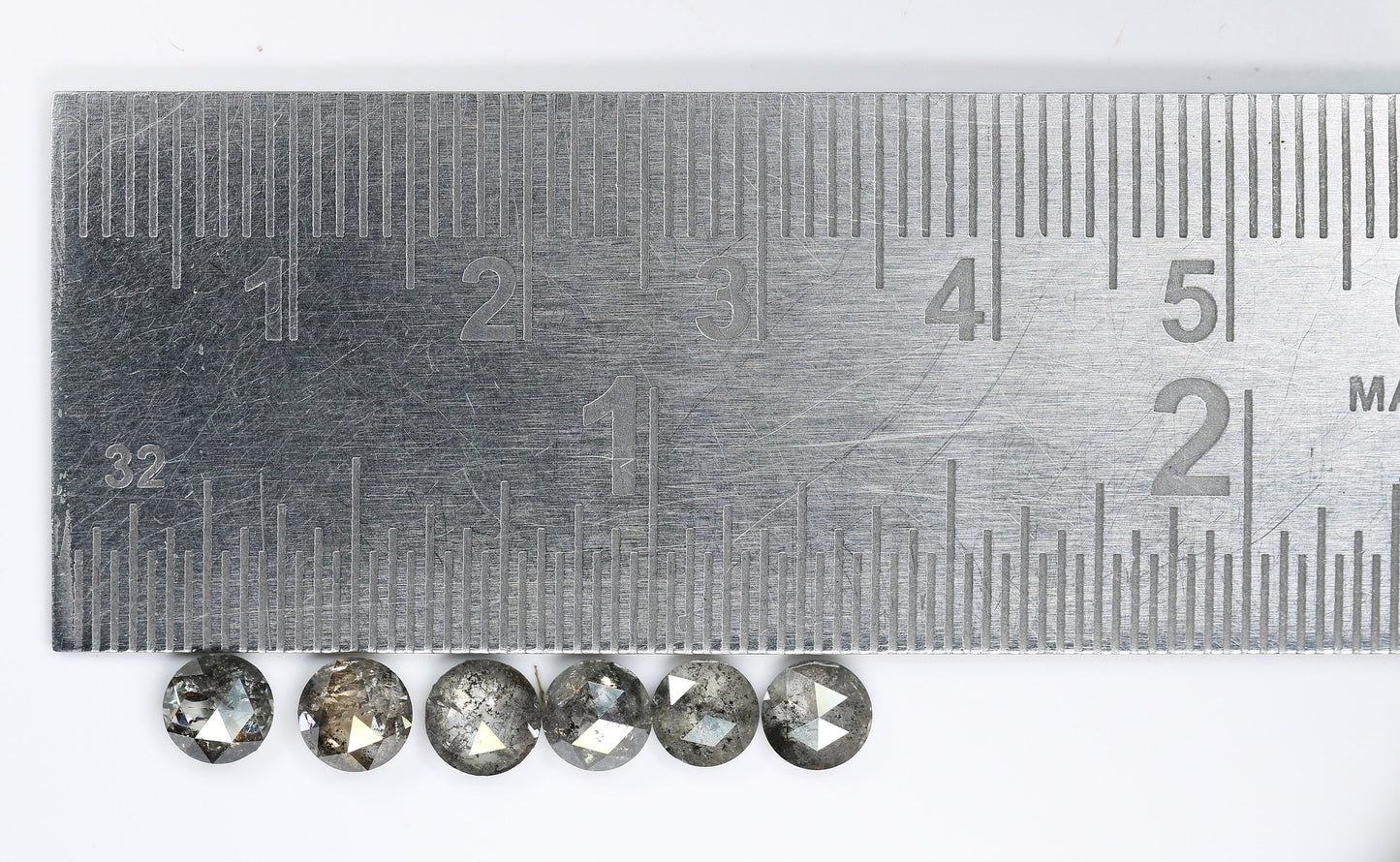 4-5 MM Salt and Pepper Rose Cut Round Natural Loose Diamond For Handmade Jewellery ll Gift For Girlfriend ll Gift For BirthdayFor Gold Ring