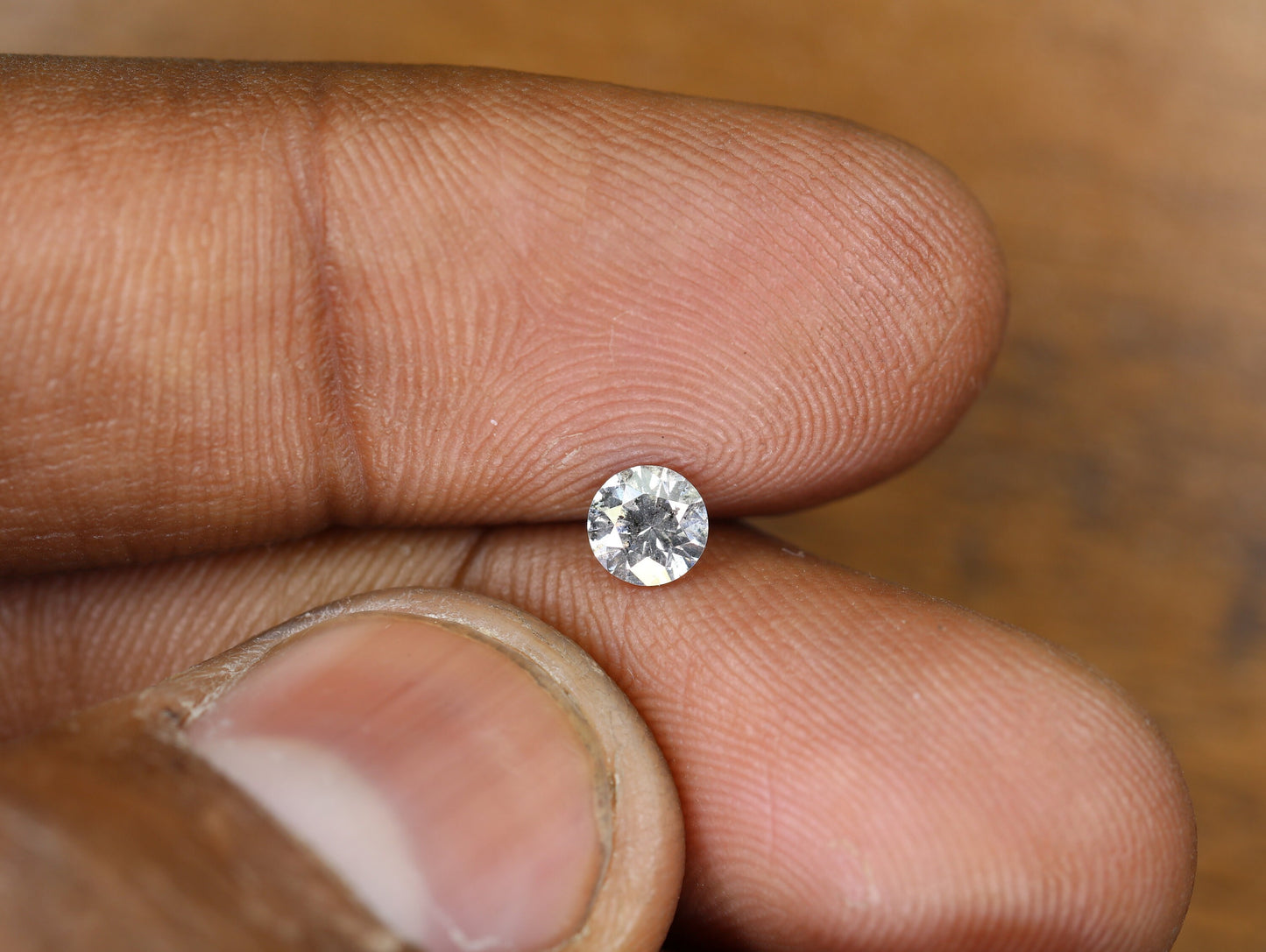 Natural Salt and Pepper Round Rose Cut Diamond | Ideal for Rings, Earrings, and Jewelry Making | Wholesale Price for Custom Designs