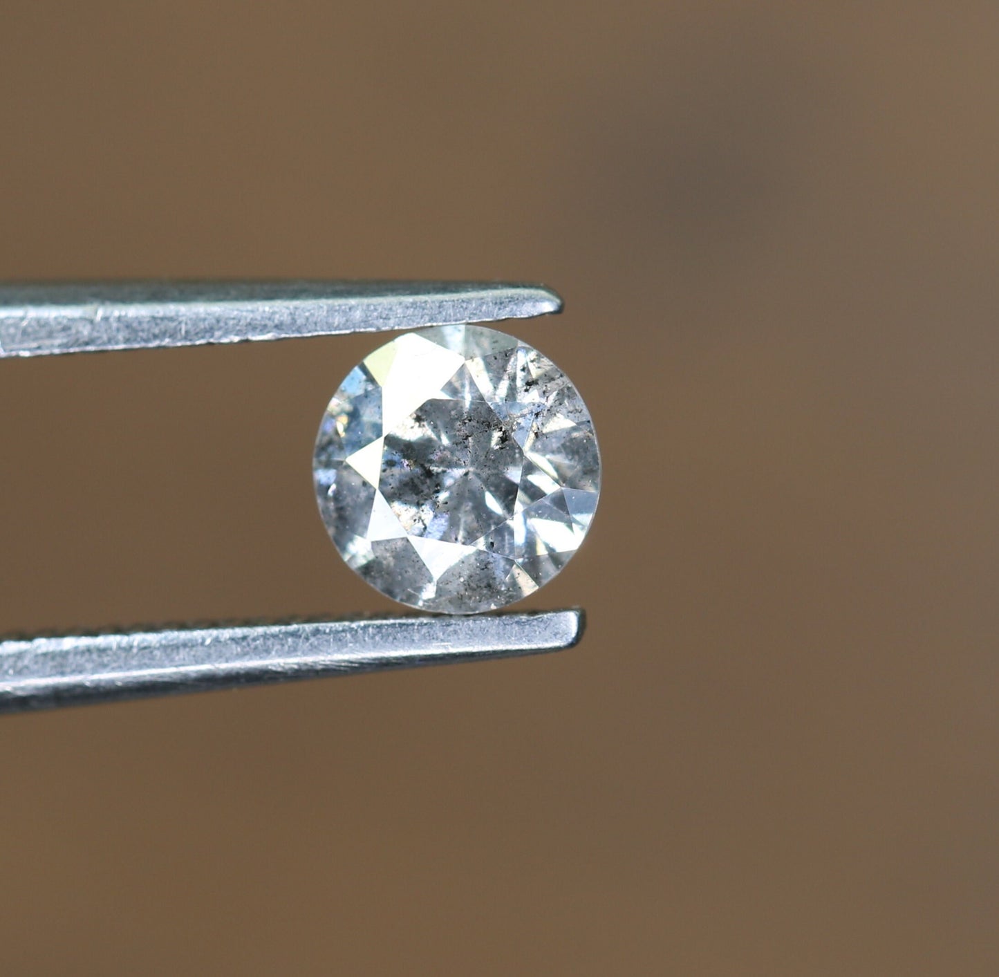 Natural Salt and Pepper Round Rose Cut Diamond | Ideal for Rings, Earrings, and Jewelry Making | Wholesale Price for Custom Designs