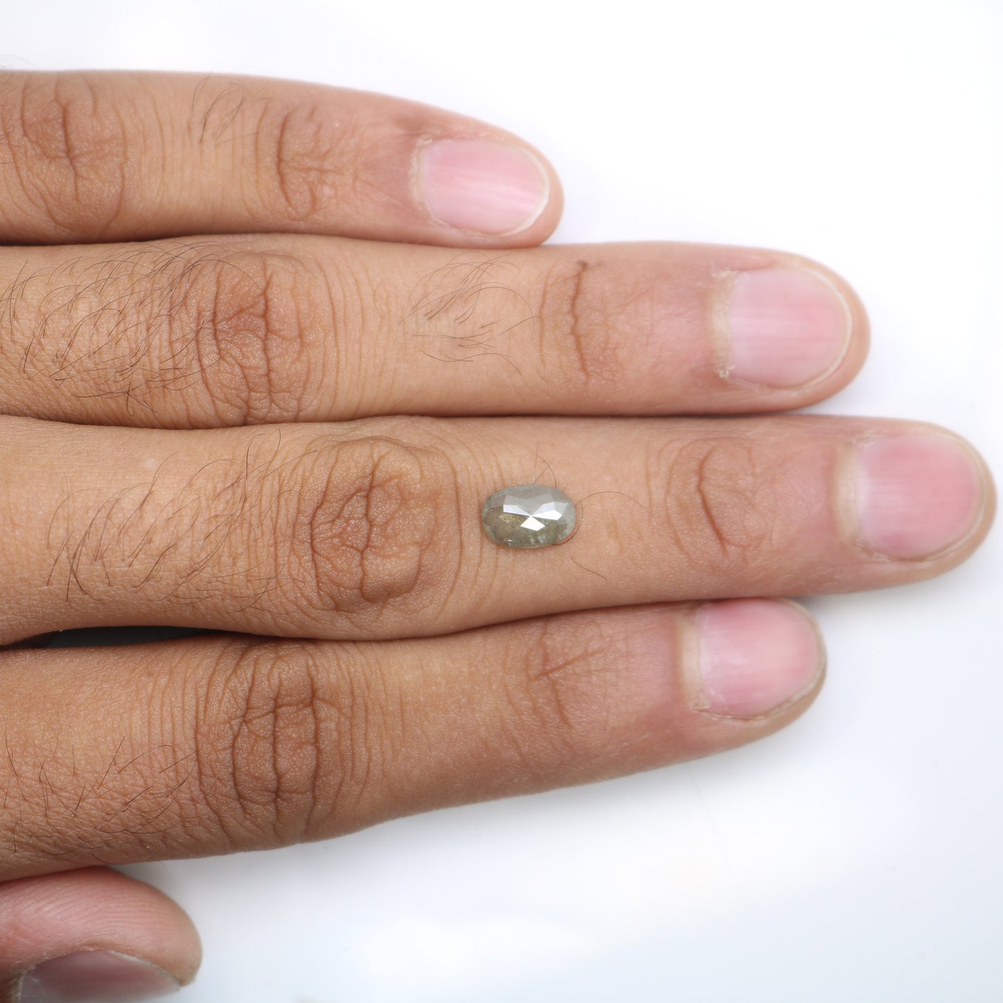 Black Friday Special | 1 CT Oval Salt and Pepper Diamond | Engagement Ring | Perfect for Gold Jewelry