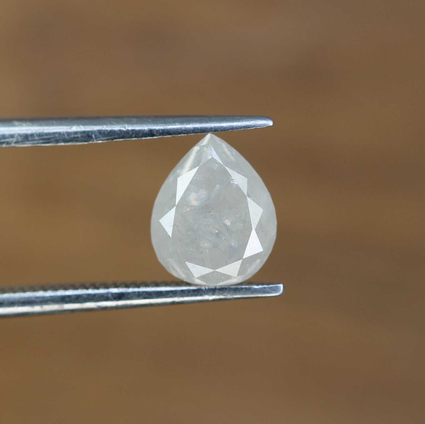 1.68 CT Pear White Grey Natural Loose Diamond for Engagement Ring | Perfect Promise Ring | Gift for Him or Her | Christmas Present