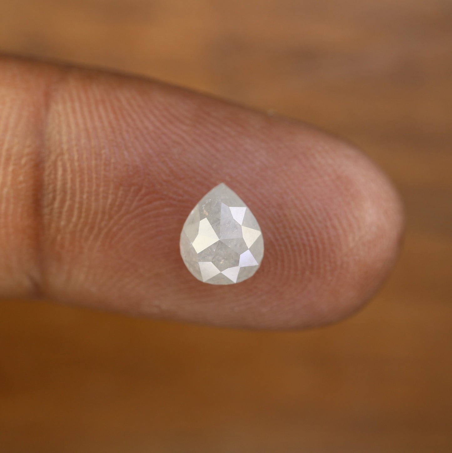 1.68 CT Pear White Grey Natural Loose Diamond for Engagement Ring | Perfect Promise Ring | Gift for Him or Her | Christmas Present