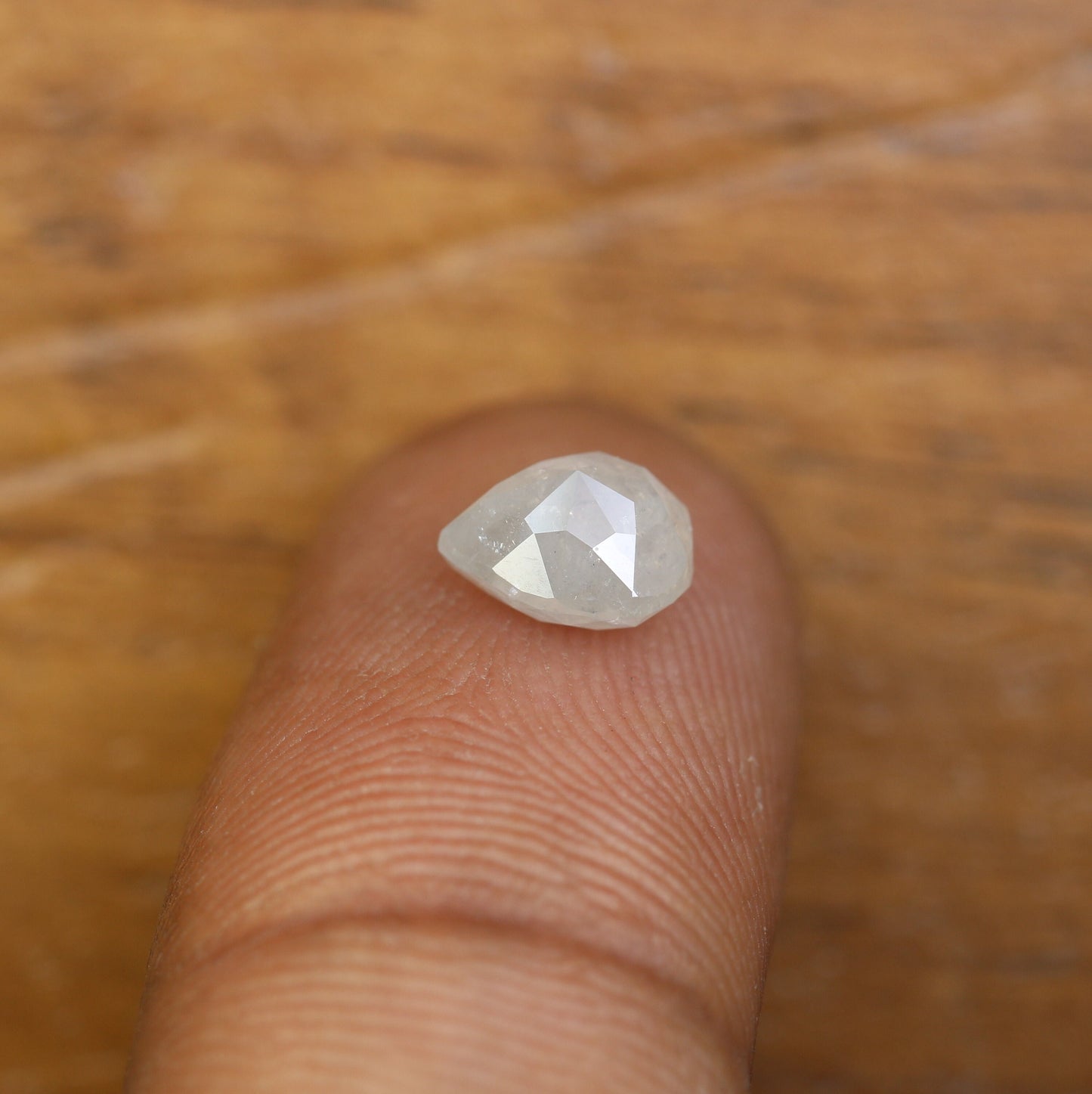 1.68 CT Pear White Grey Natural Loose Diamond for Engagement Ring | Perfect Promise Ring | Gift for Him or Her | Christmas Present