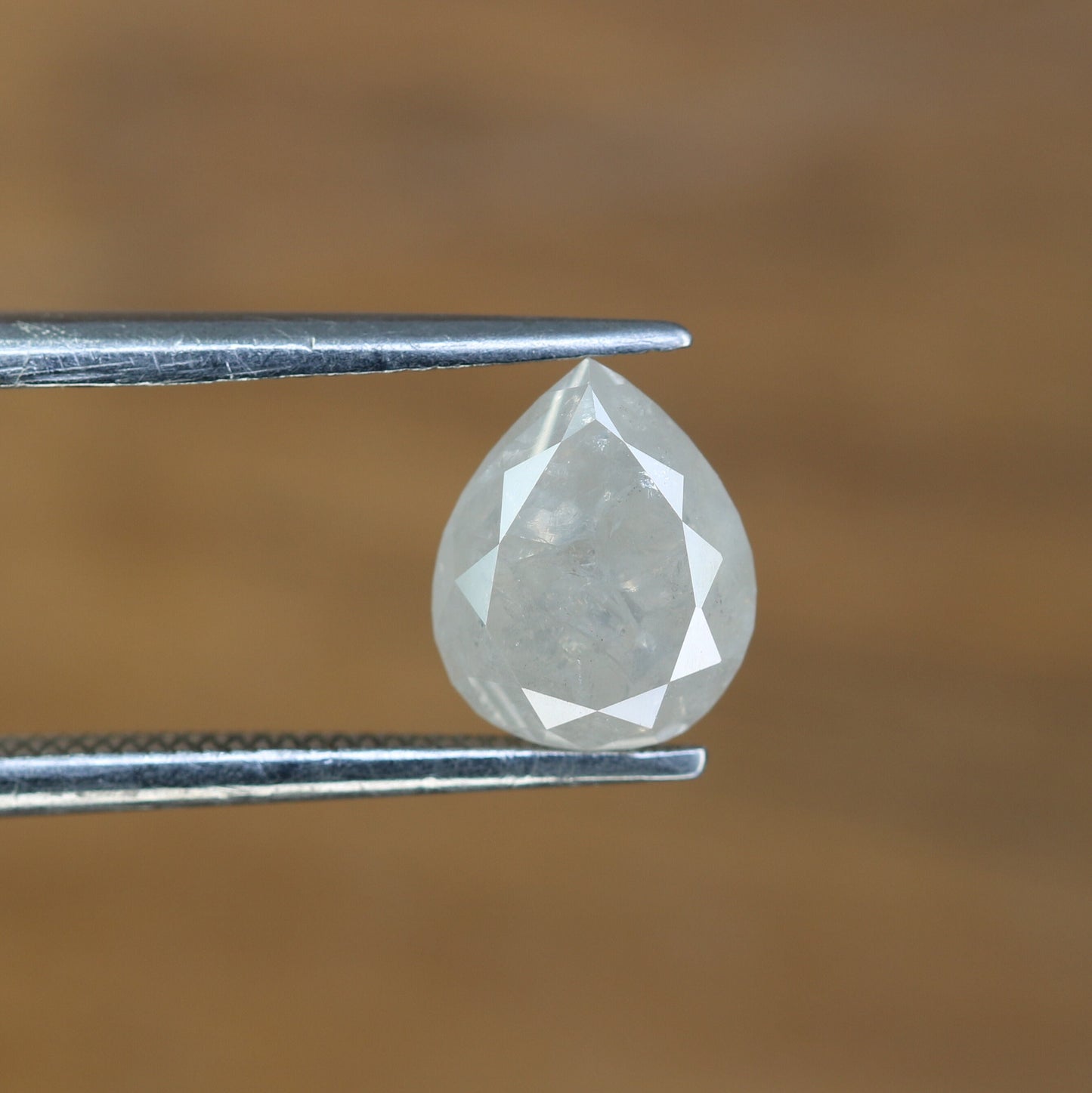1.68 CT Pear White Grey Natural Loose Diamond for Engagement Ring | Perfect Promise Ring | Gift for Him or Her | Christmas Present