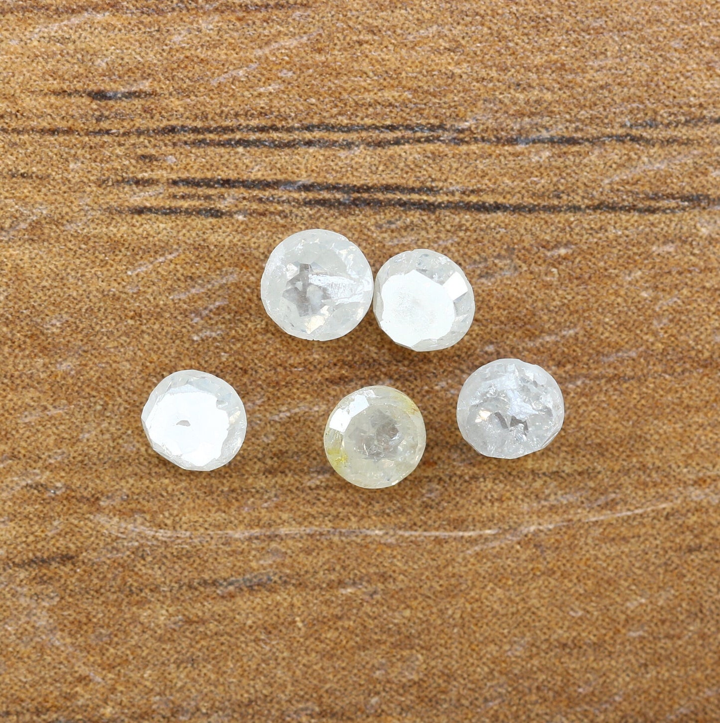 Salt And Pepper Diamond | Round Rose Cut Diamond | Natural Loose Earth Mined Diamond For Engagement Ring & Wedding Ring | Diamonds