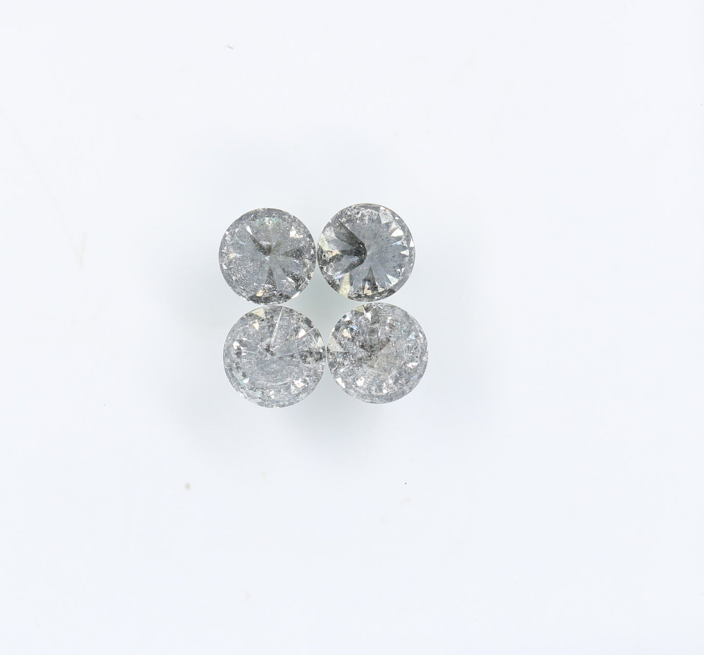 Salt and Pepper Brilliant Cut Round Diamonds | Perfect for Custom Gold Rings | Unique and Elegant Jewelry Designs