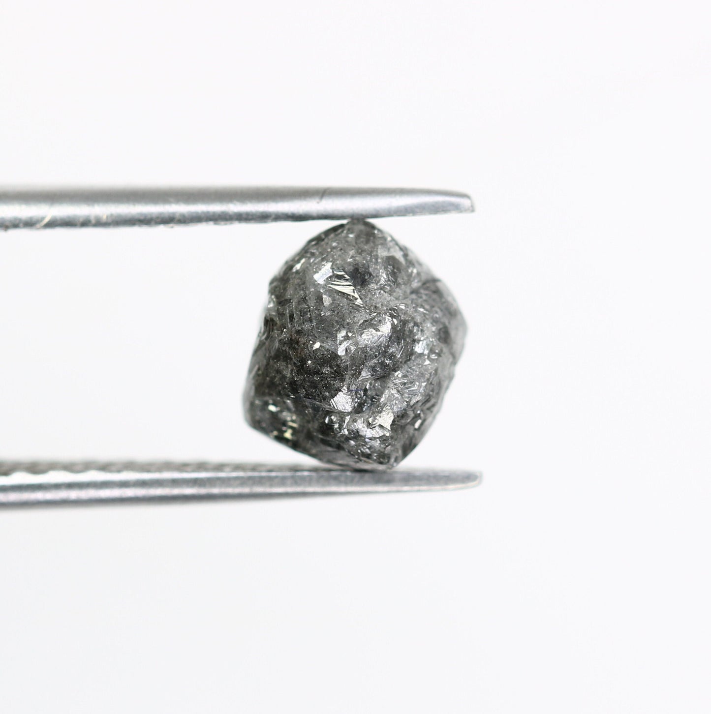 2.18 CTUncut Raw Salt and Pepper - Loose Rough Diamond - Raw Irregular Shape - Customize Jewelry - Sale Offer - Christmas Gift