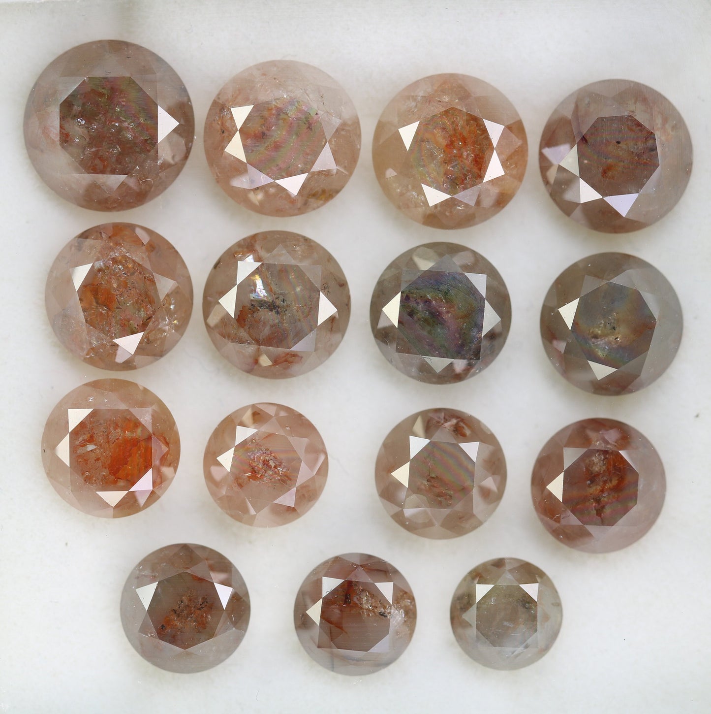 Natural Salt and Pepper Diamonds | Round Cut Loose Earth-Mined Gemstones for Earrings and Wedding Rings | Unique Jewelry