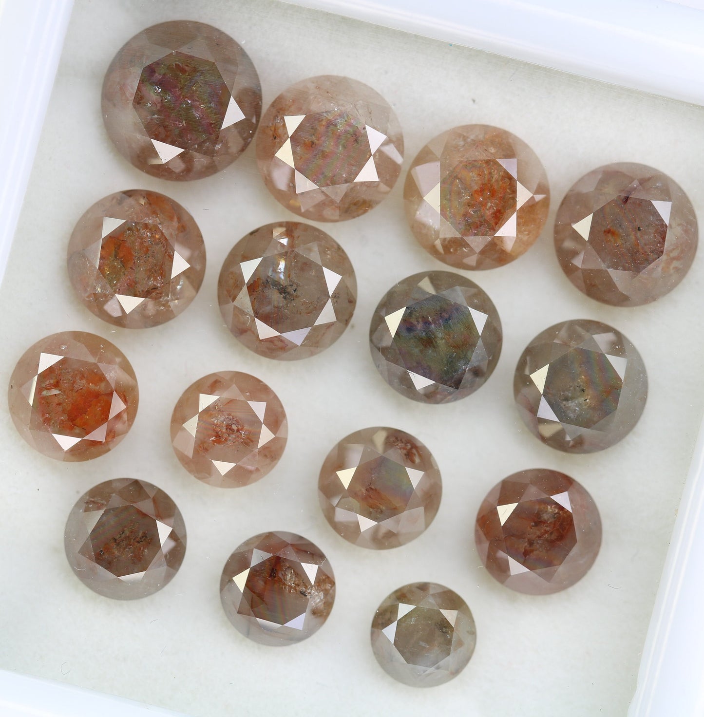 Natural Salt and Pepper Diamonds | Round Cut Loose Earth-Mined Gemstones for Earrings and Wedding Rings | Unique Jewelry