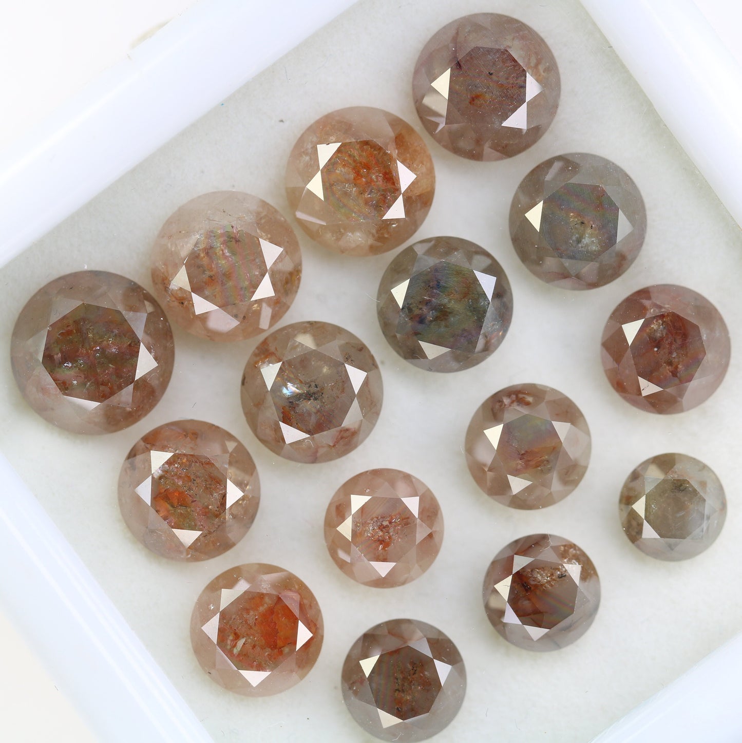 Natural Salt and Pepper Diamonds | Round Cut Loose Earth-Mined Gemstones for Earrings and Wedding Rings | Unique Jewelry