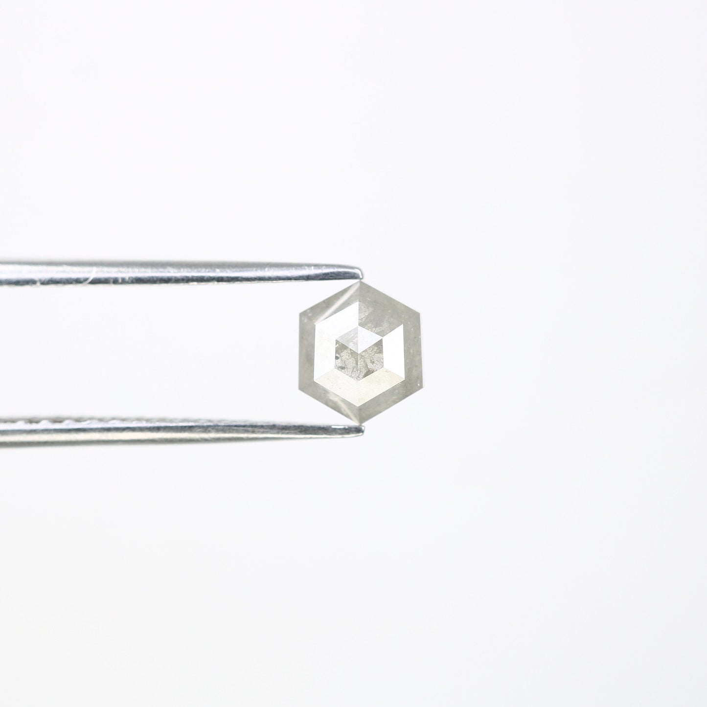 1.40 CT Hexagon Loose Salt and Pepper Diamond - Natural Hexagon Diamond - Salt and Pepper Ring - Gift for Wifey - Gift for mother - Jewlery