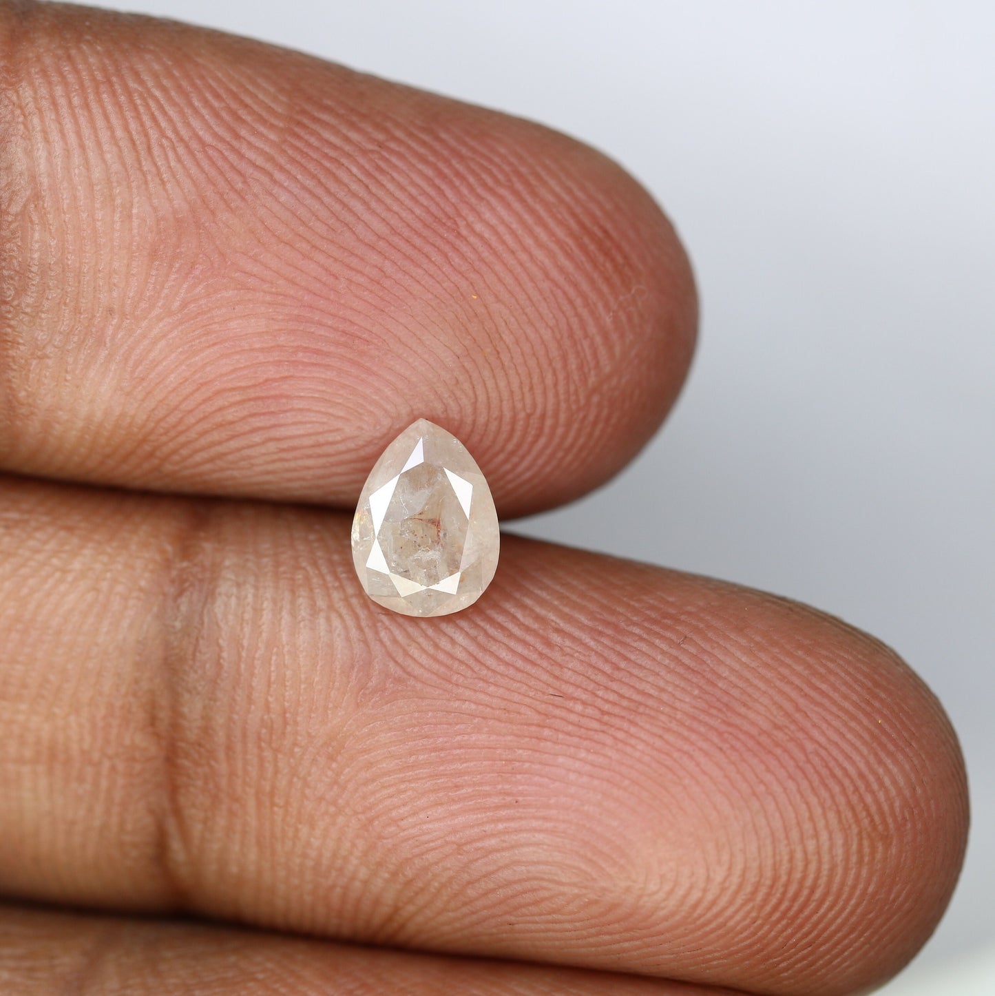 0.87 CT Natural White Polished Pear Shape Beautiful Diamond For Designer Jewelry | White Diamond Ring | Loose Galaxy Diamond | Sale On Etsy