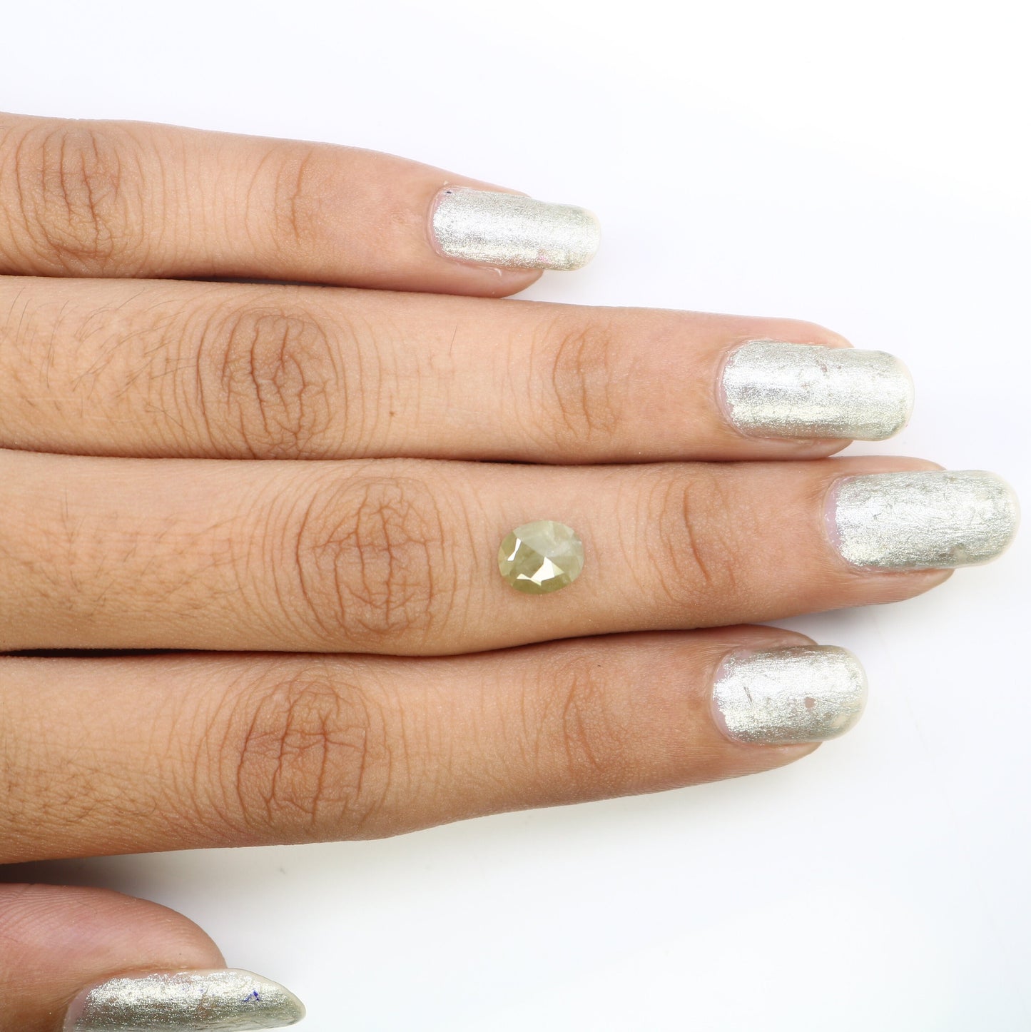 1.34 CT Fancy Green Oval Loose Diamond | Perfect for Pendant or Ring | Natural Green Diamond | Unique Etsy Jewelry