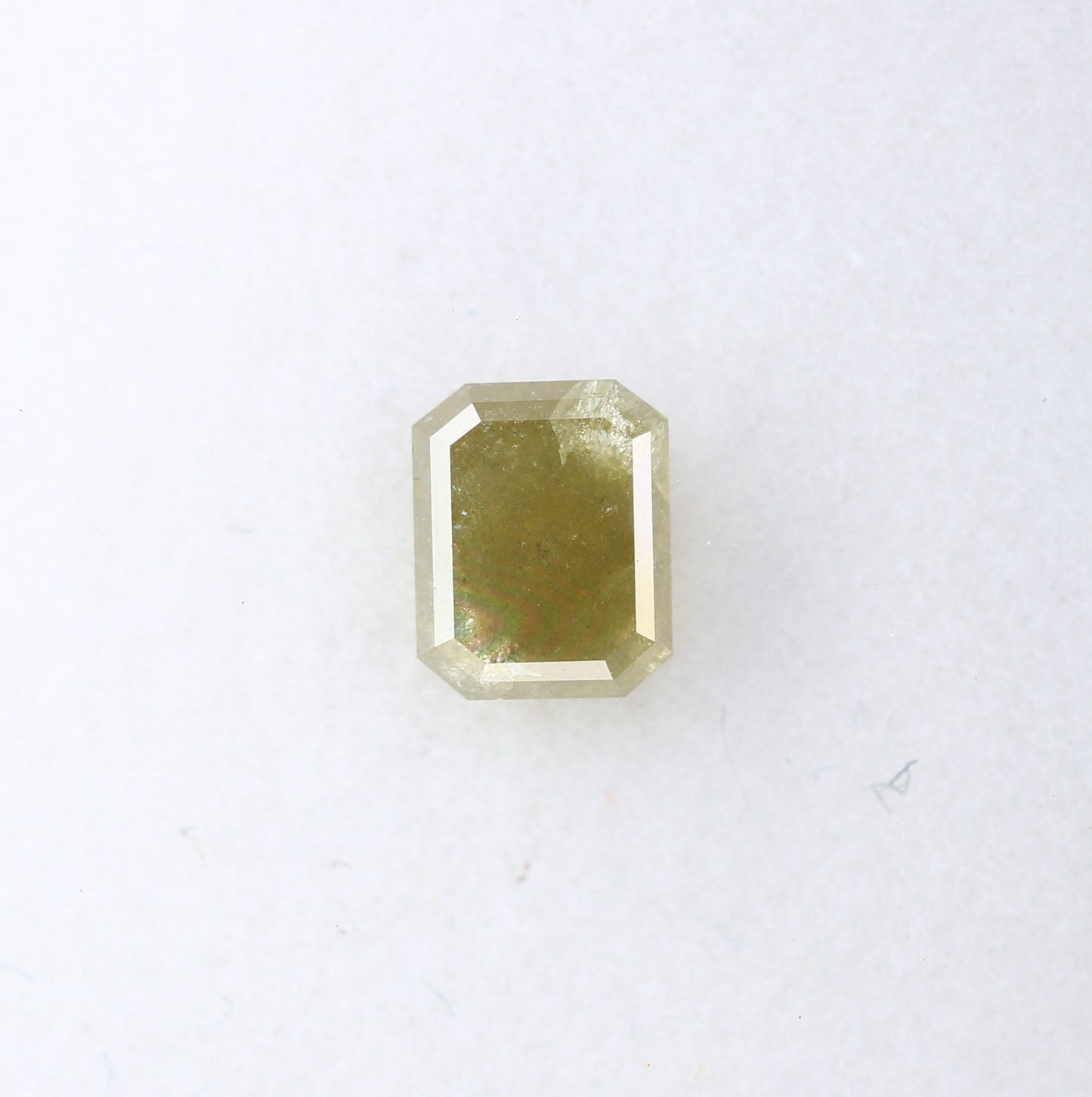 1.48 CT Fancy Yellow Salt and Pepper Emerald Shape Diamond - Natural Loose Emerald Cut Diamond - Emerald Engagement Ring - LABORDAY Offer