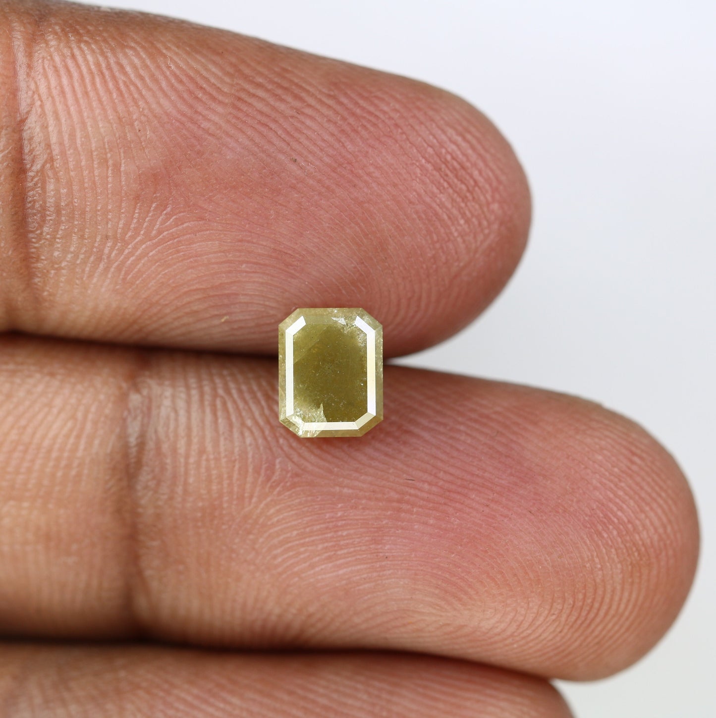 1.48 CT Fancy Yellow Salt and Pepper Emerald Shape Diamond - Natural Loose Emerald Cut Diamond - Emerald Engagement Ring - LABORDAY Offer