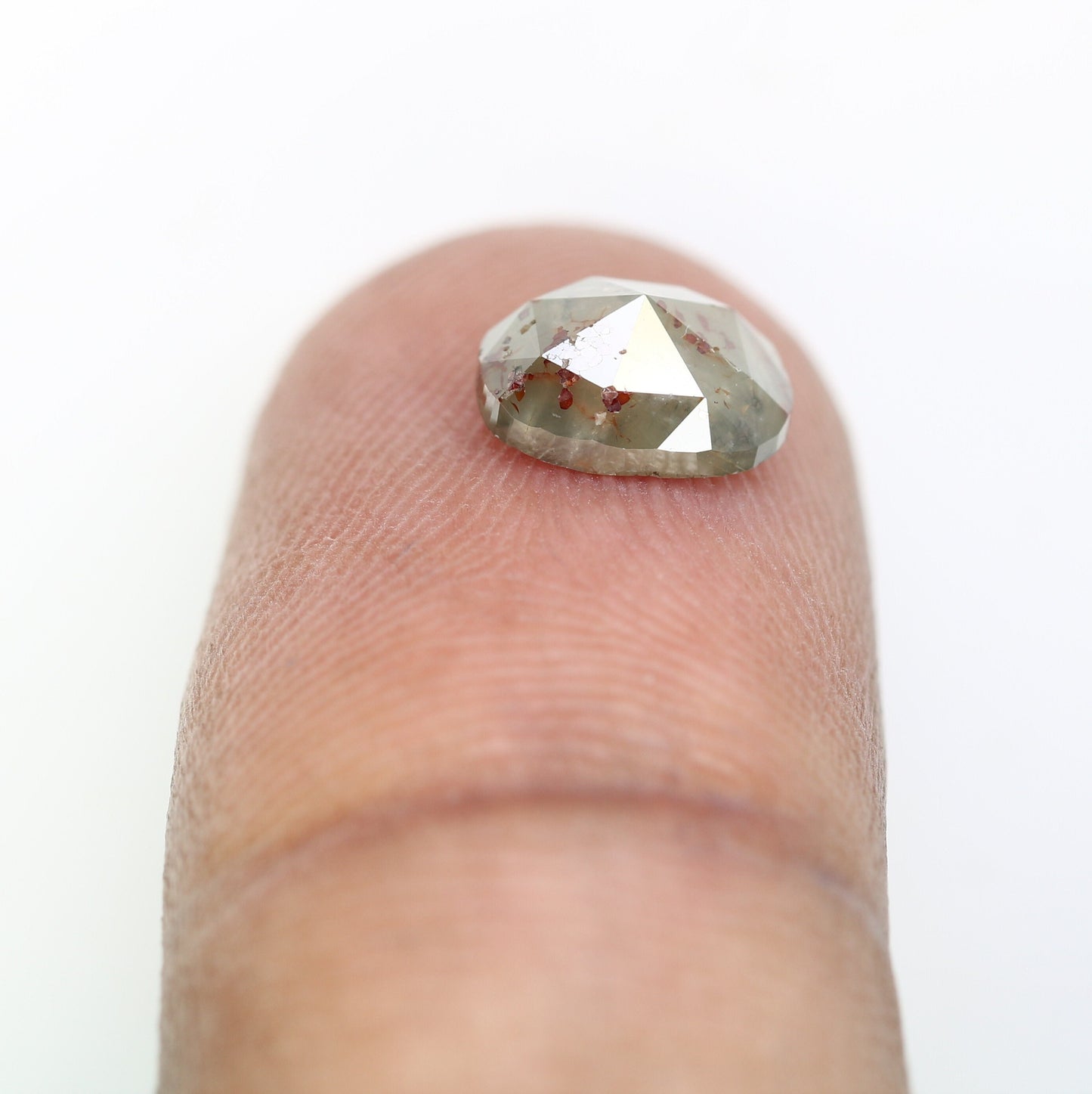 1.45 CT Oval Salt and Pepper Diamond | Stunning Anniversary Ring | Gold Diamond Ring | Unique Engagement Jewelry