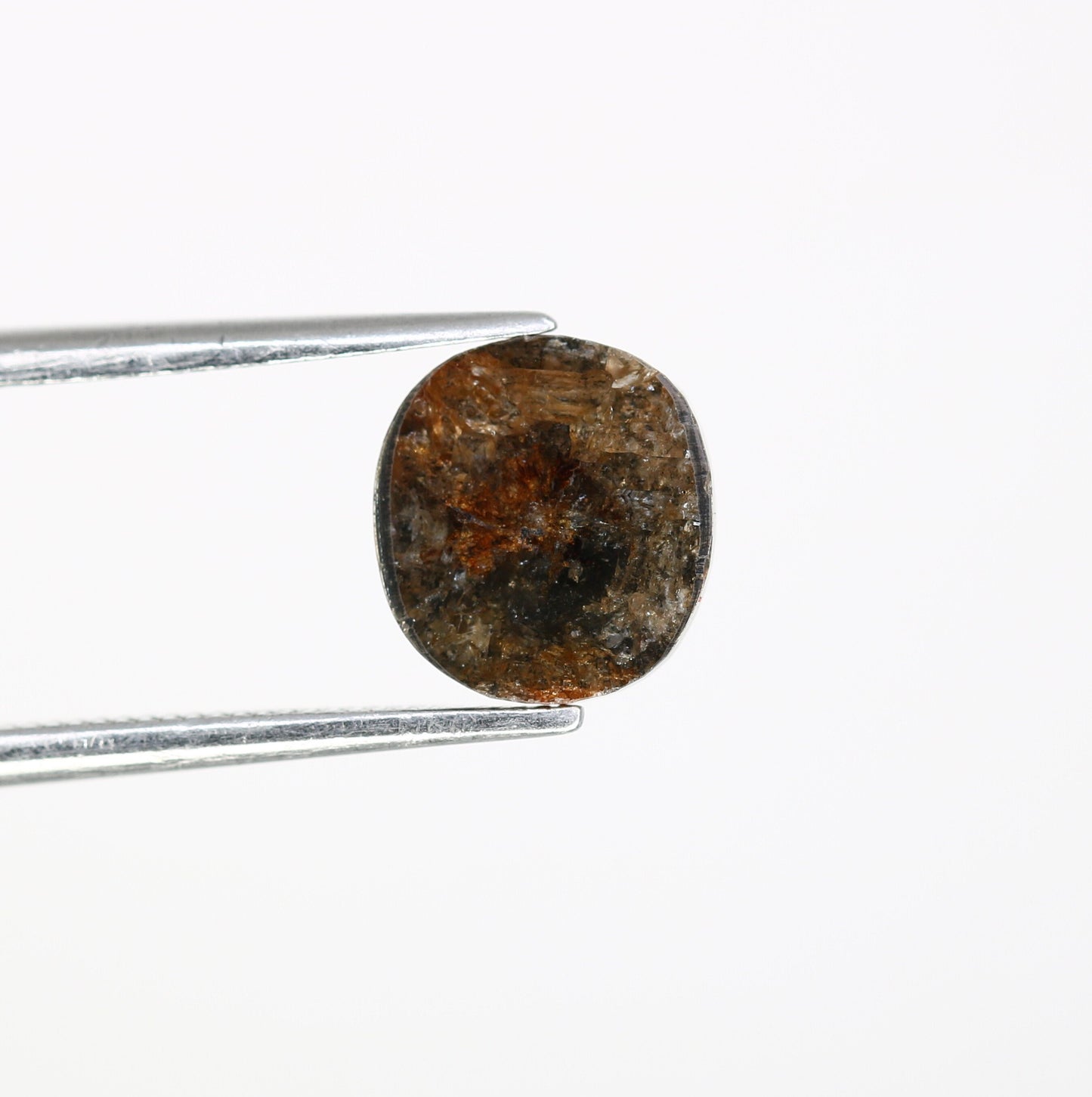 1.95 CT Cushion Salt and Pepper Rustic Diamond | Artisan Gold Ring | Unique Engagement Ring | Bohemian Jewelry