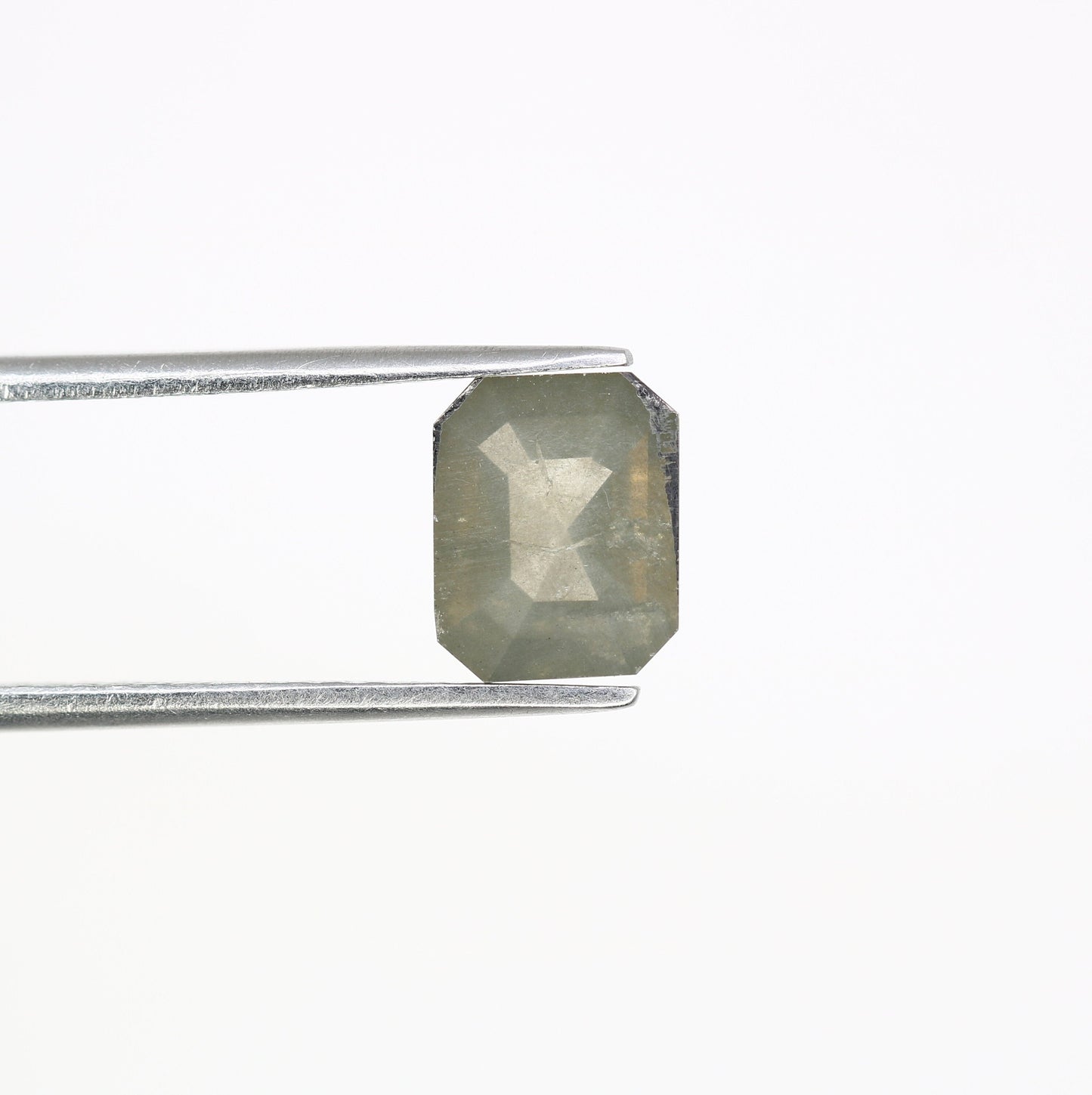 1.79 CT Salt and Pepper Emerald Shape Diamond - Natural Loose Emerald Cut Diamond - Emerald Engagement Ring - LABORDAY Offer