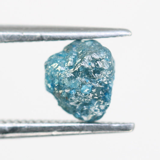 0.97 CT Uncut Blue Rough Diamond For Engagement RingFor Gold Ring Diamonds
