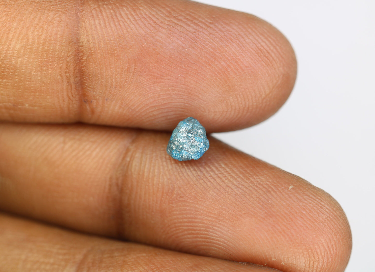 0.97 CT Uncut Blue Rough Diamond For Engagement RingFor Gold Ring Diamonds