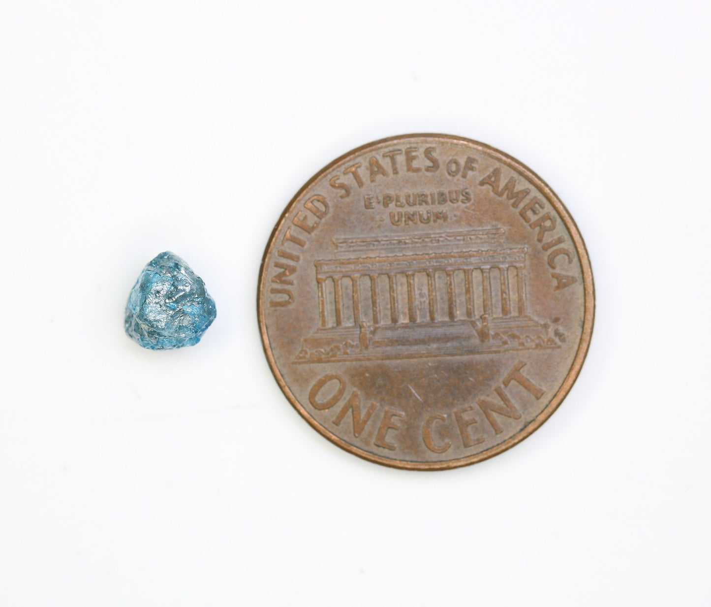 0.97 CT Uncut Blue Rough Diamond For Engagement RingFor Gold Ring Diamonds