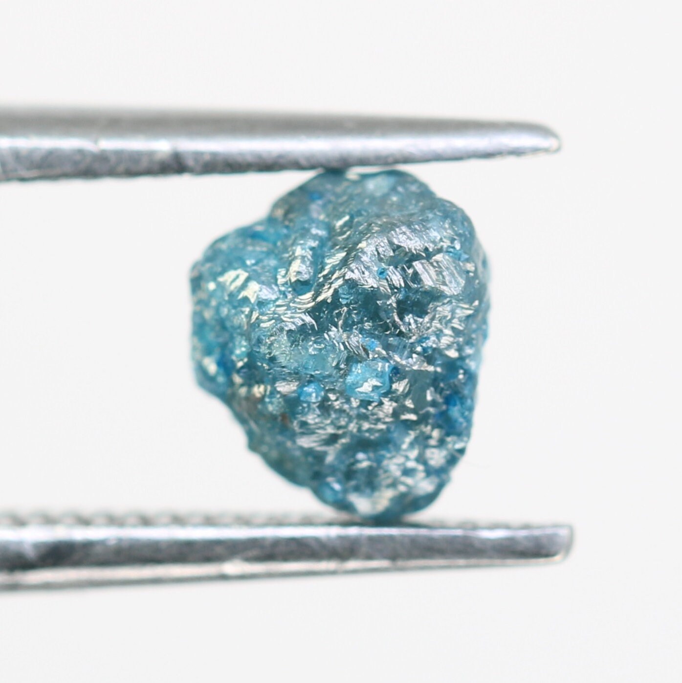 0.97 CT Uncut Blue Rough Diamond For Engagement RingFor Gold Ring Diamonds
