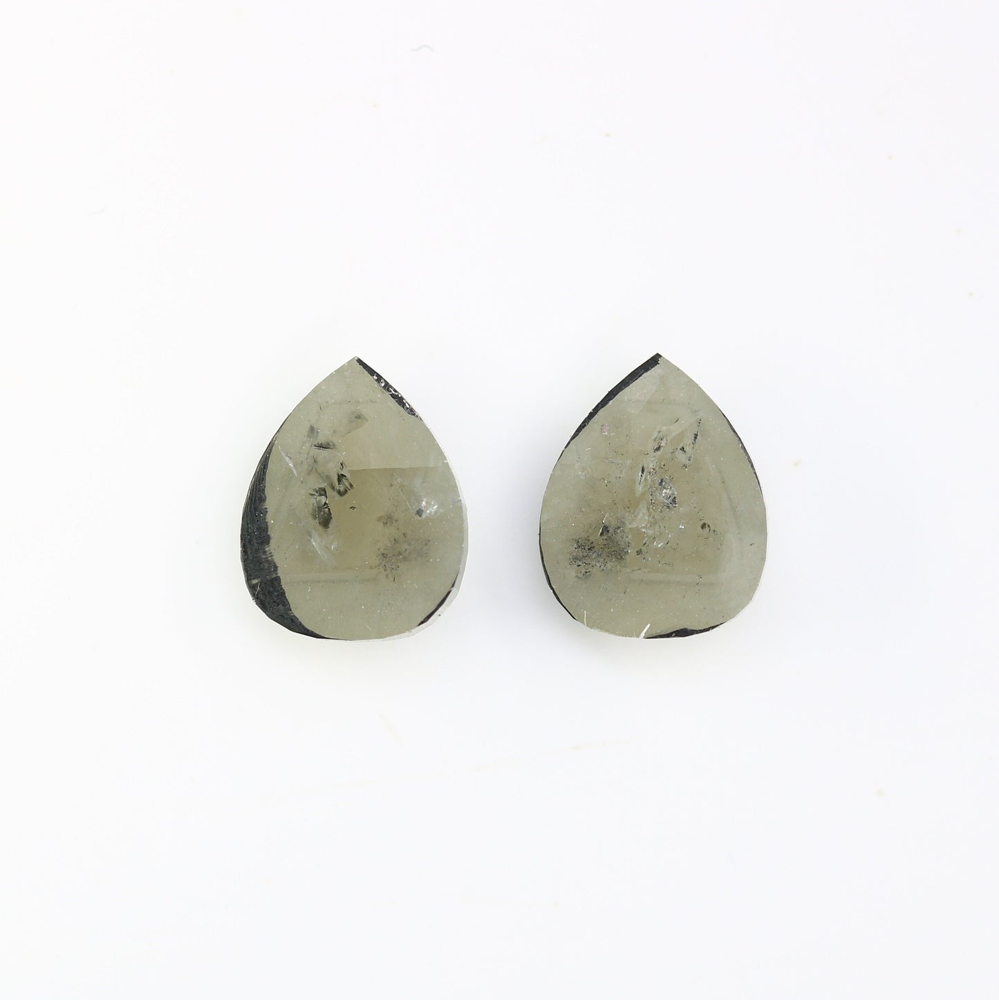 Pear Loose Pair Salt and Pepper Diamond, Natural Loose Diamond, Fancy Diamond for Wedding Ring & Earring, jewelry gift for women Diamonds