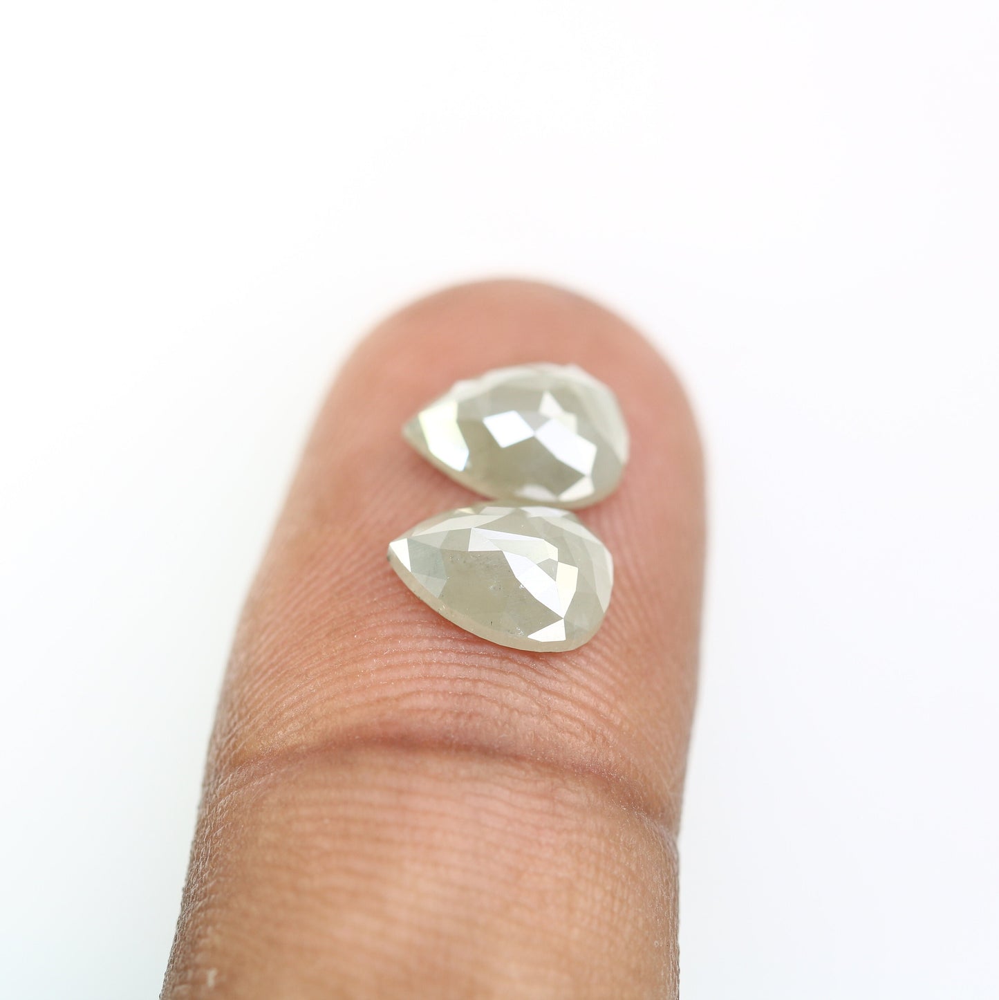Pear Loose Pair Salt and Pepper Diamond, Natural Loose Diamond, Fancy Diamond for Wedding Ring & Earring, jewelry gift for women Diamonds