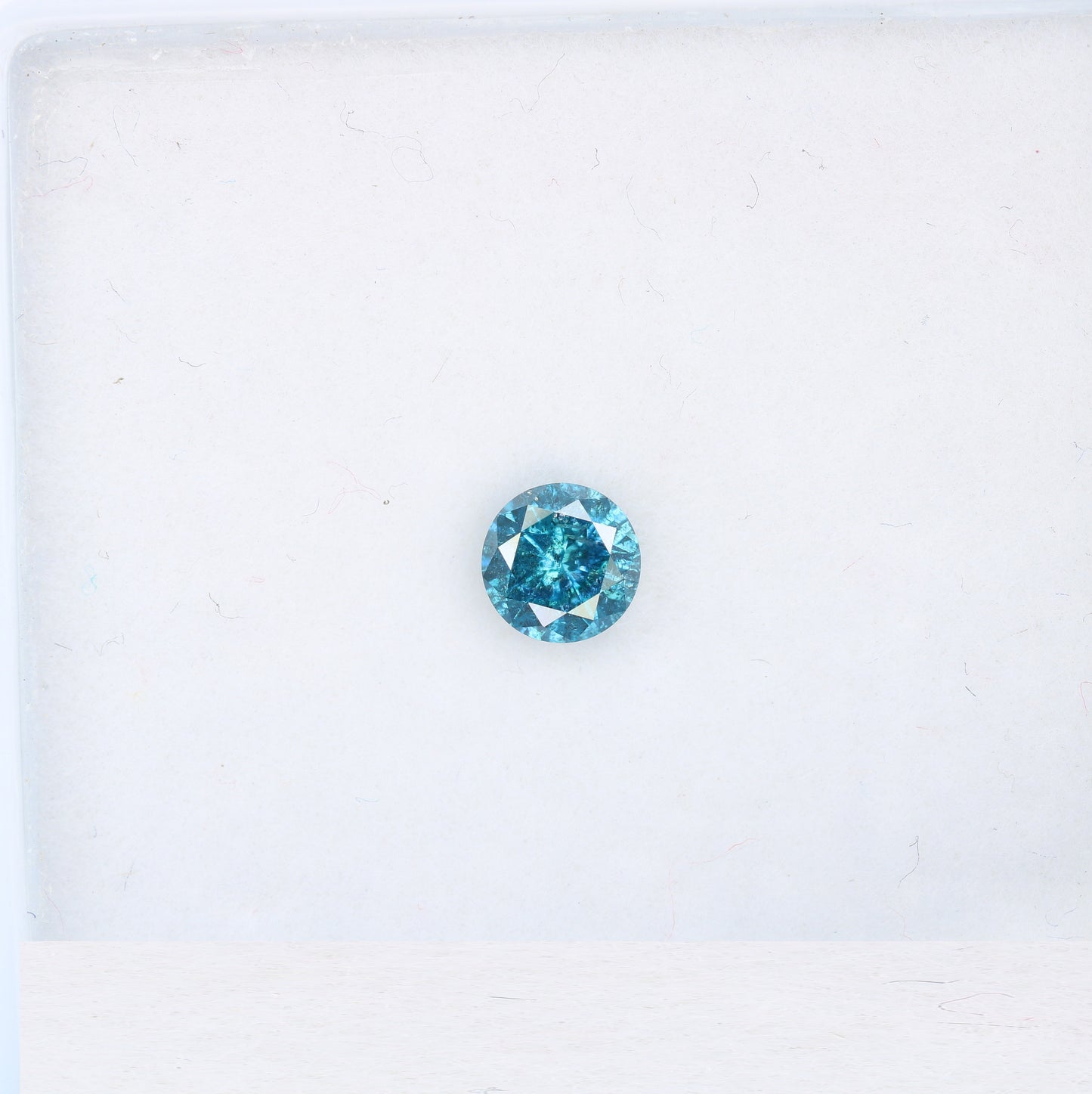 0.41 CT 4.70 x 2.70 MM Round Brilliant Cut Loose Blue Diamond for Wedding Jewelry | Perfect Gift for Her |Customizable for Gold Ring Setting