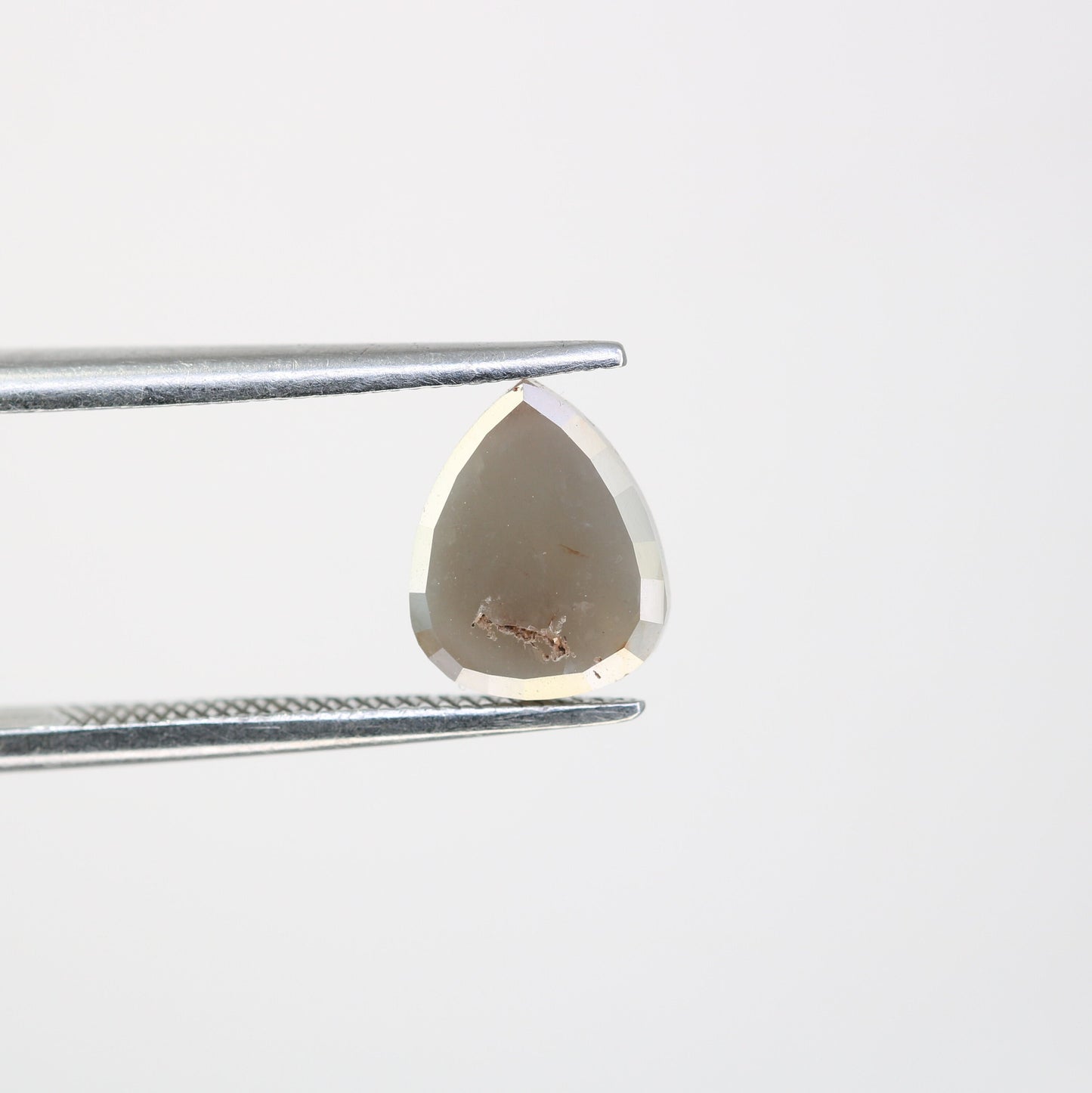 1.57 CT Grey Pear Shape Diamond For Engagement RingFor Gold Ring Diamonds