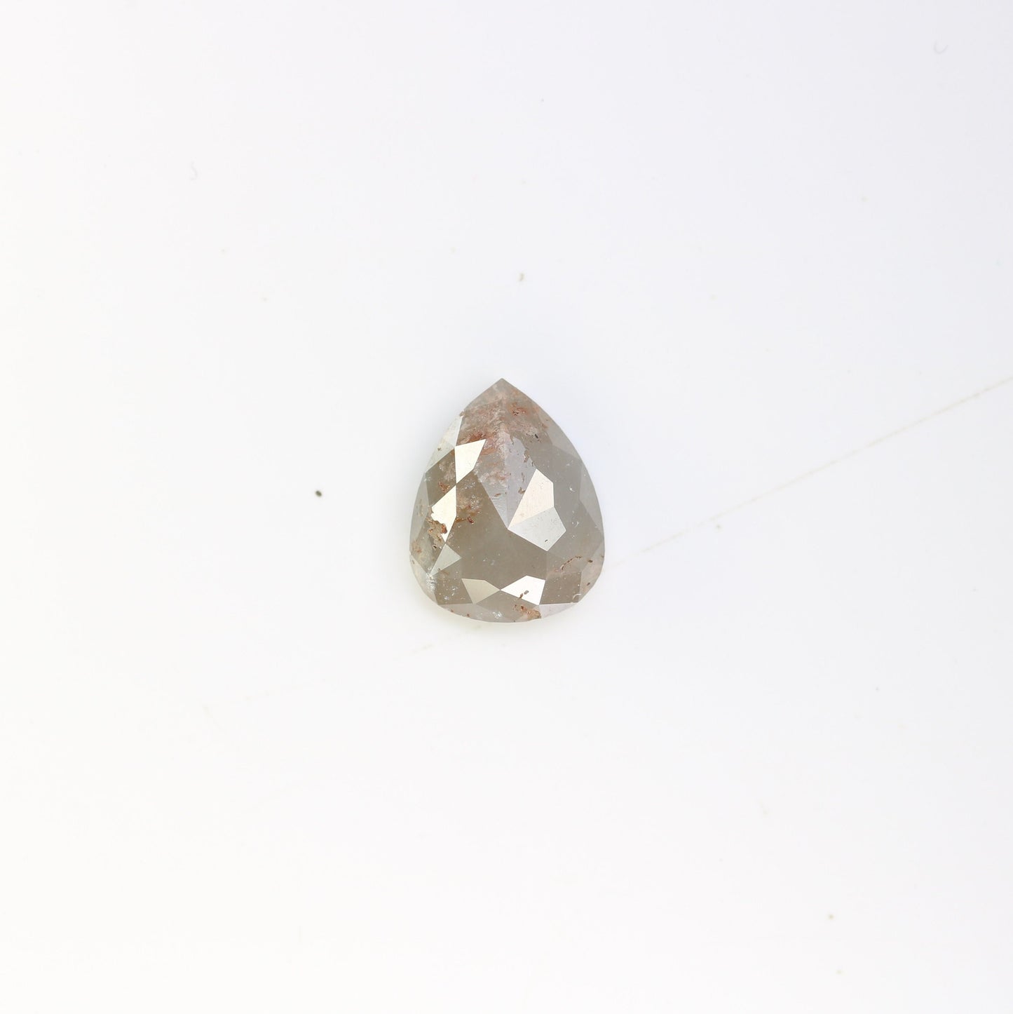 1.57 CT Grey Pear Shape Diamond For Engagement RingFor Gold Ring Diamonds