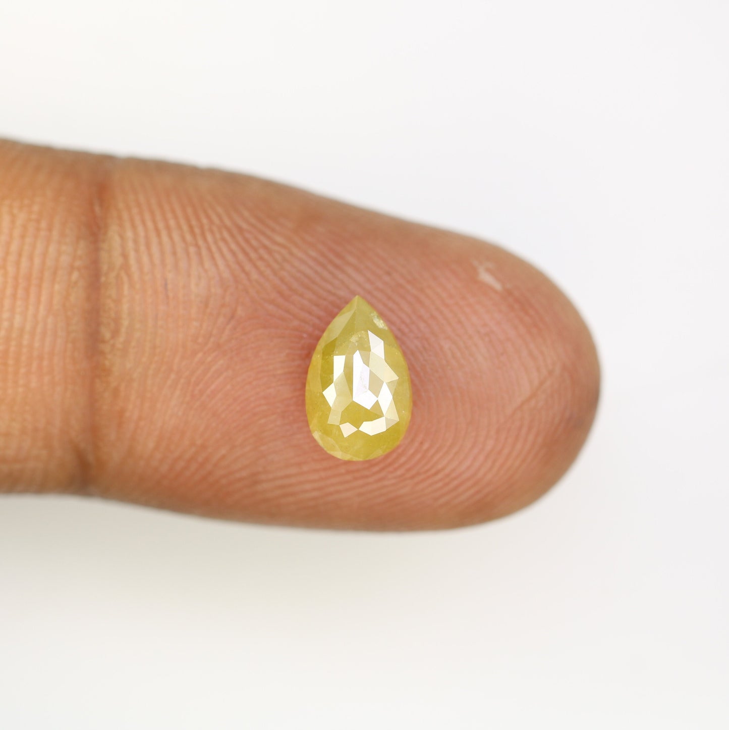 1.52 CT Pear Shape Light Green Diamond For Engagement RingFor Gold Ring Diamonds