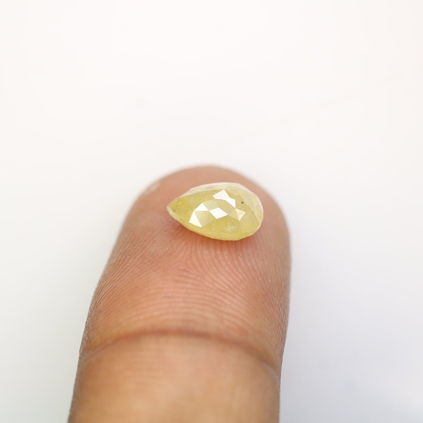 1.92 CT Yellow Pear Shape Diamond For Engagement RingFor Gold Ring Diamonds