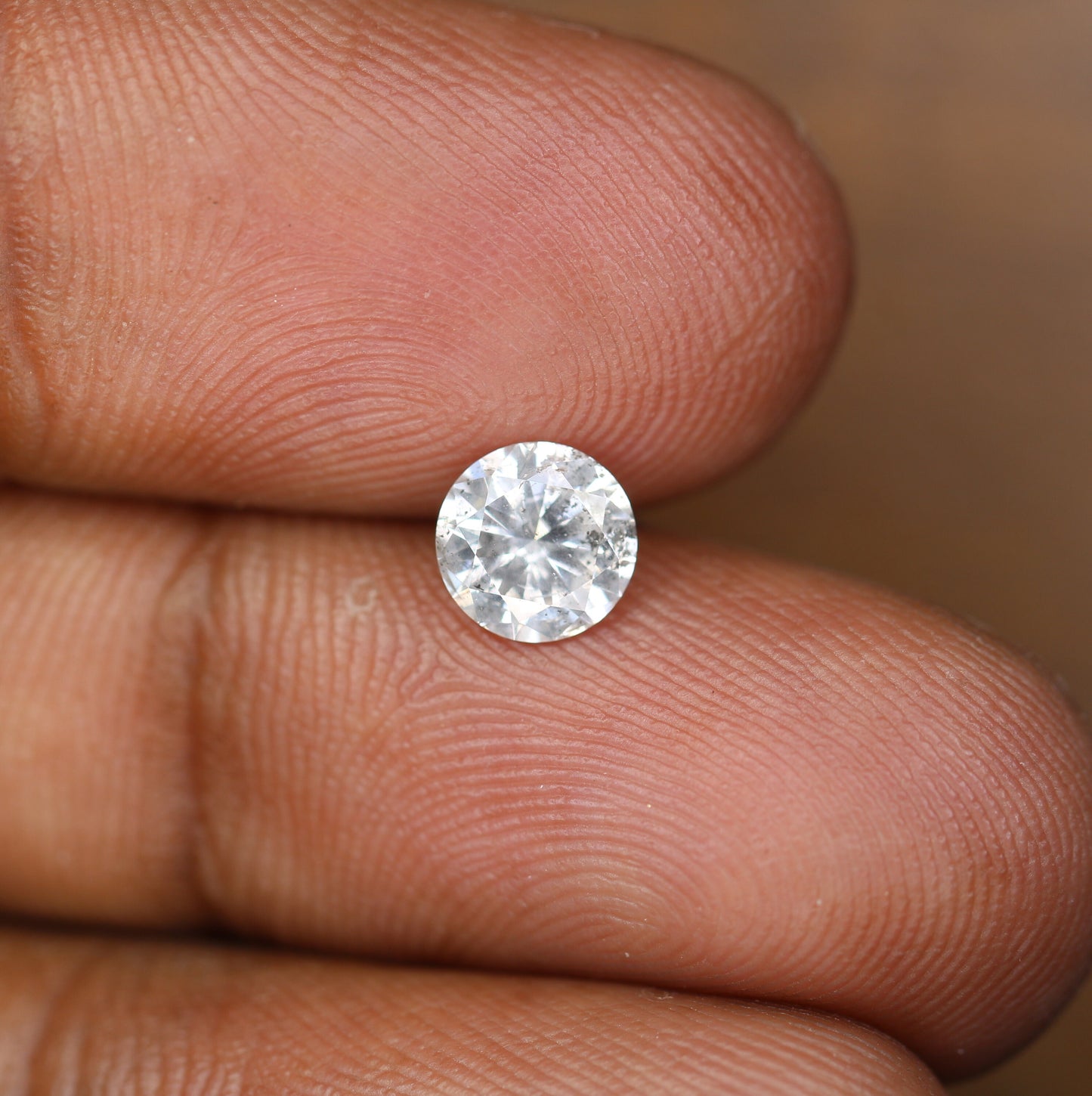0.93 CT White Round Loose Rustic Diamond for Engagement Rings | Wedding Jewelry | Perfect Gift for Girlfriend or Wife