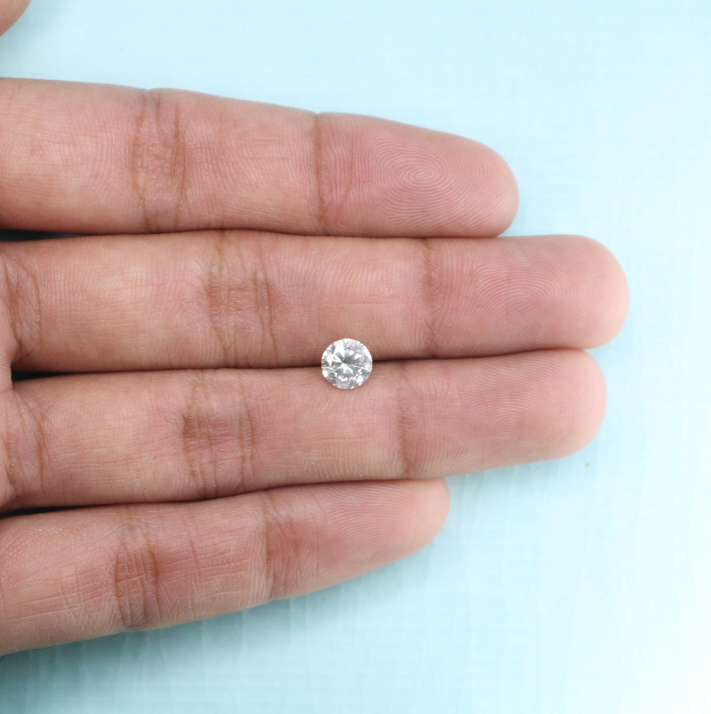 0.93 CT White Round Loose Rustic Diamond for Engagement Rings | Wedding Jewelry | Perfect Gift for Girlfriend or Wife