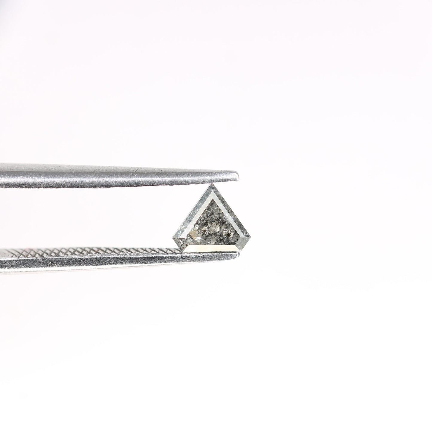 0.28 CT Natural Salt and Pepper Triangle Diamond For handmade necklace pendant Black crystal Diamond For engagement ring wedding gift