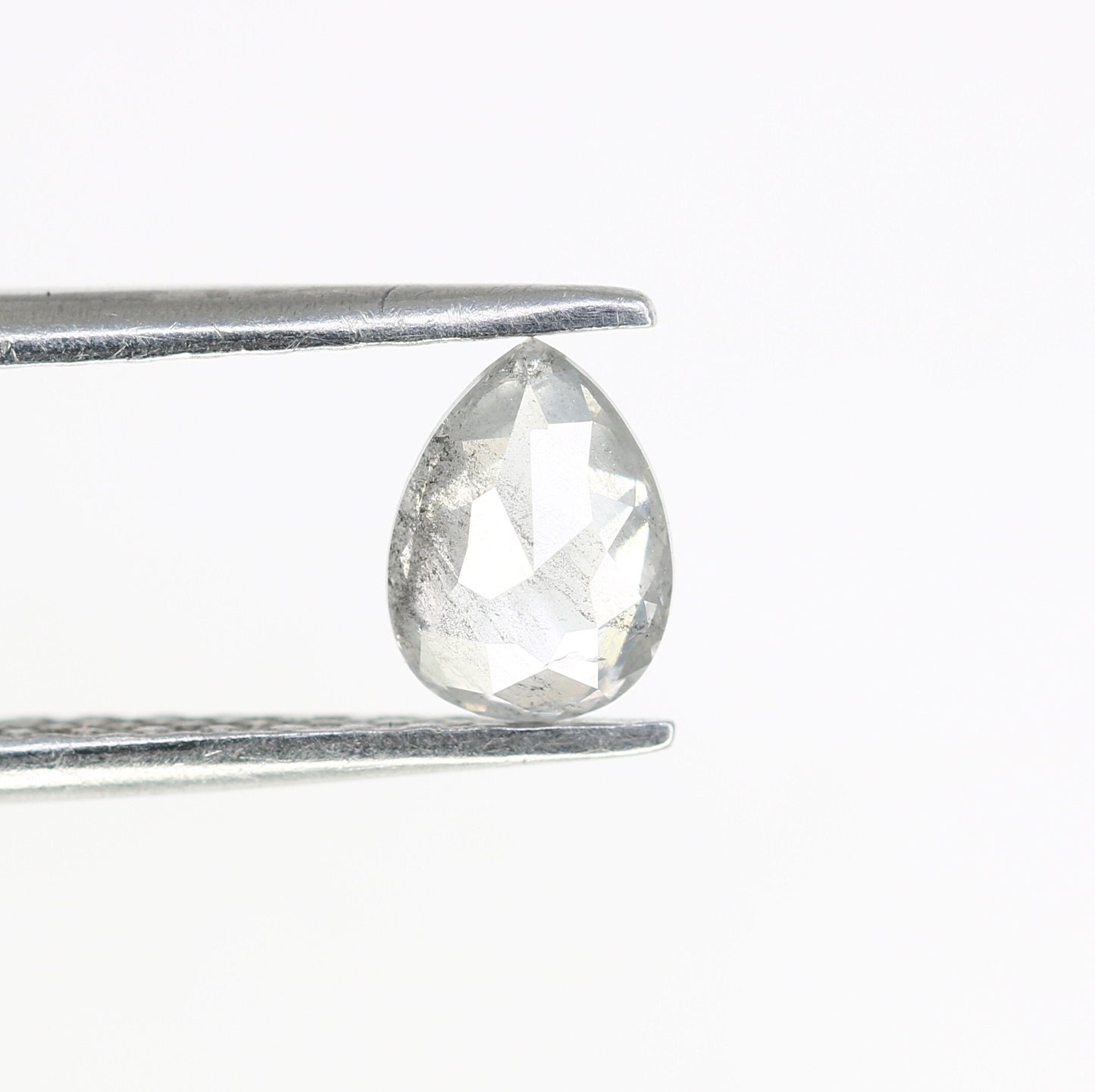 Grey Pear Salt and Pepper Diamond Engagement RingFor Gold Ring Diamonds