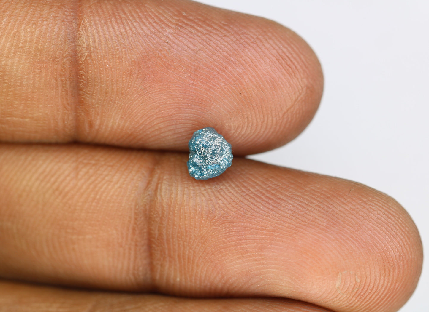 0.98 CT Uncut Blue Rough Diamond For Engagement RingFor Gold Ring Diamonds