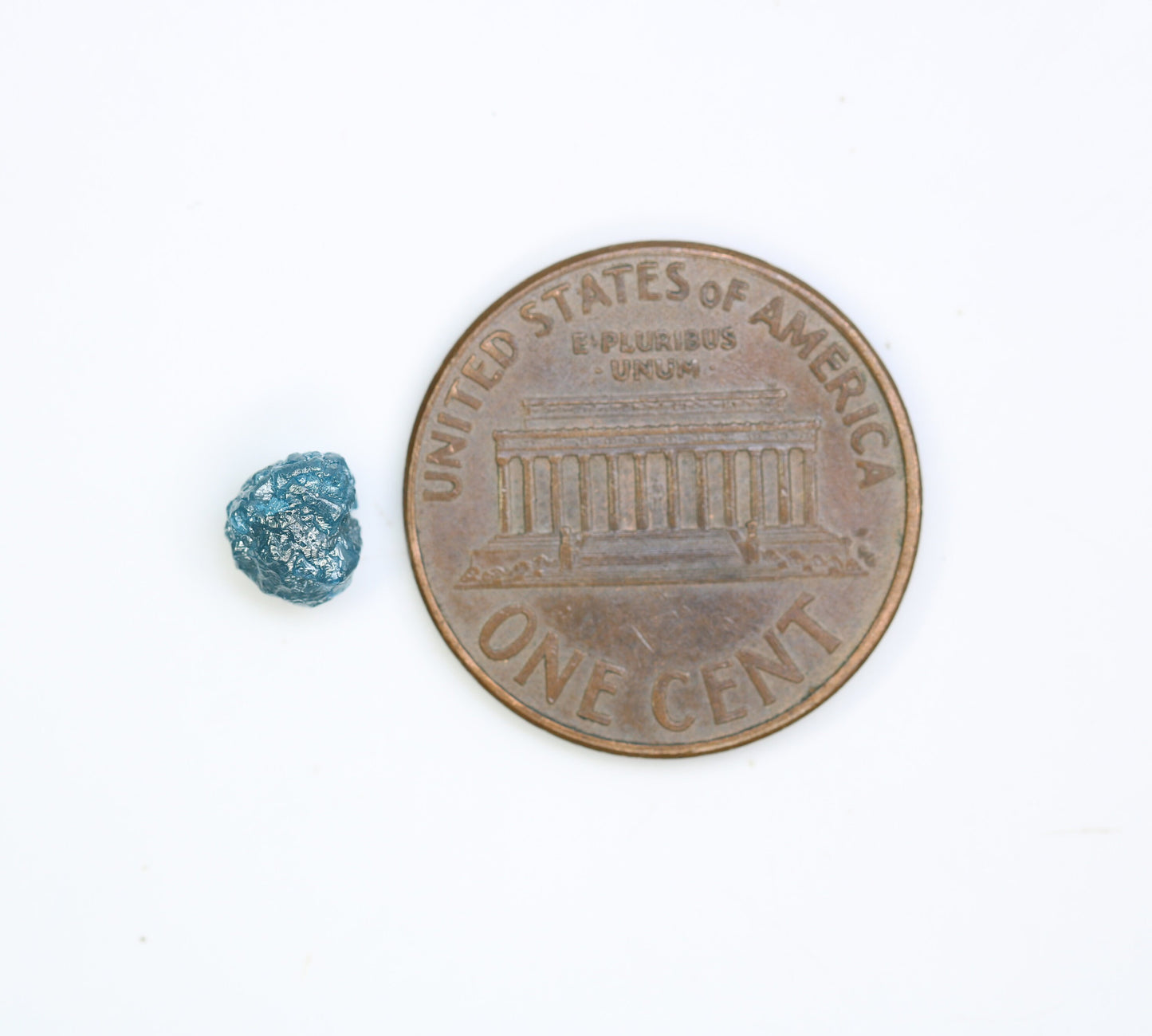 0.98 CT Uncut Blue Rough Diamond For Engagement RingFor Gold Ring Diamonds