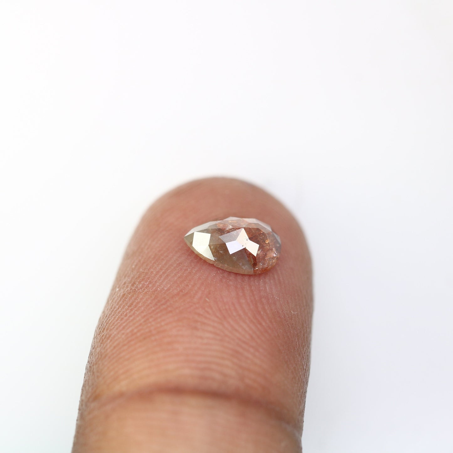 0.88 CT Pear Shape Galaxy Diamond | Unique Engagement Ring | Natural Gold Ring | Ethereal Diamond Jewelry