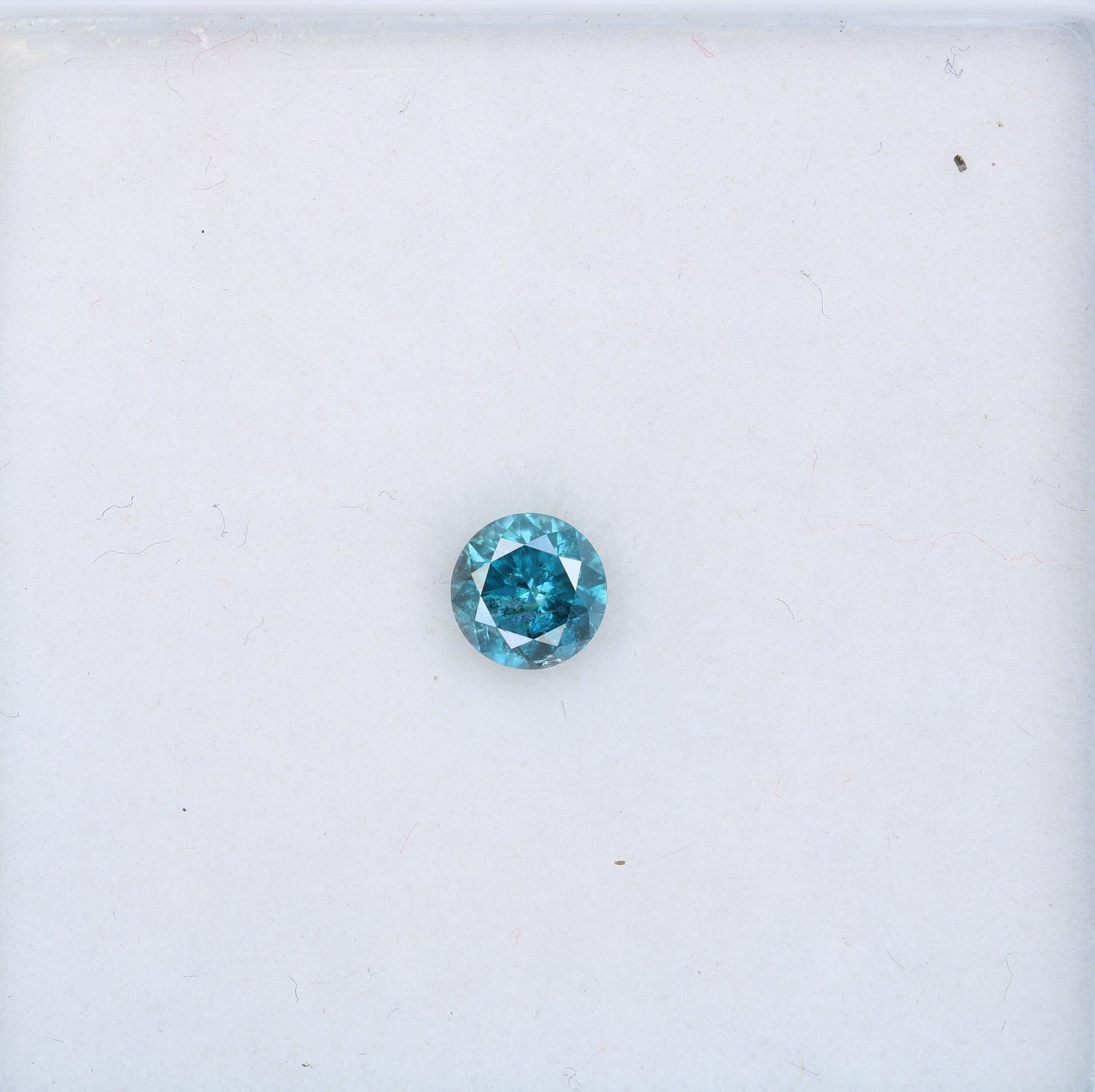 4.60 MM Round Brilliant Cut Blue Diamond for Engagement Rings | Ideal for Gold Ring Settings
