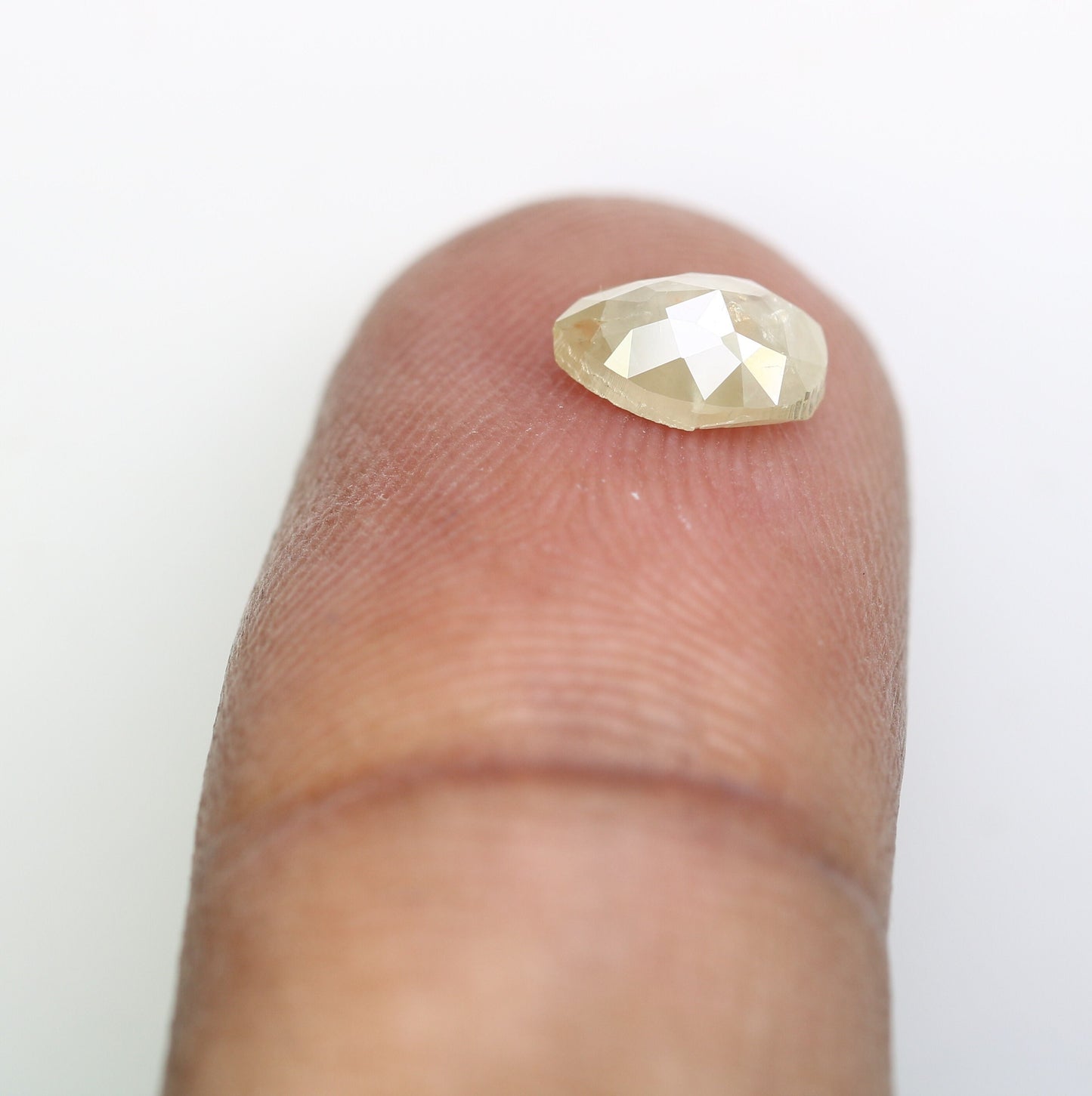 Grey Pear Shape Rose Cut Diamond RingFor Gold Ring Diamonds