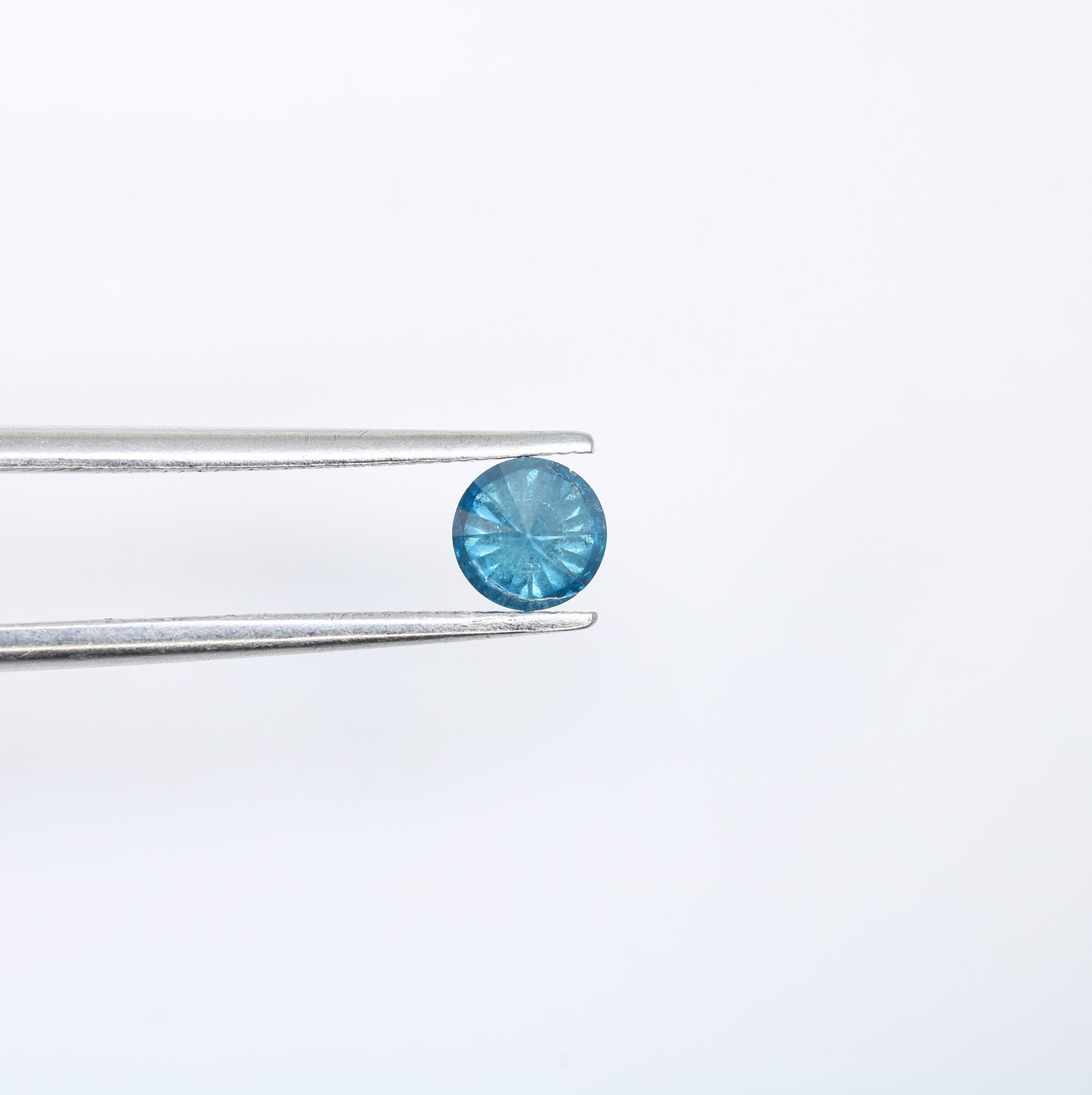 0.40 CT Loose Round Blue Diamond for Engagement Rings | Ideal for Gold Ring Settings | Natural Brilliant Cut