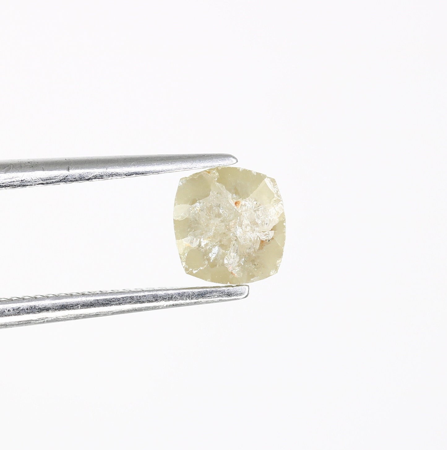 Cushion Cut Salt and Pepper Grey Diamond Ring | Gold Anniversary Gift | Unique Engagement Jewelry