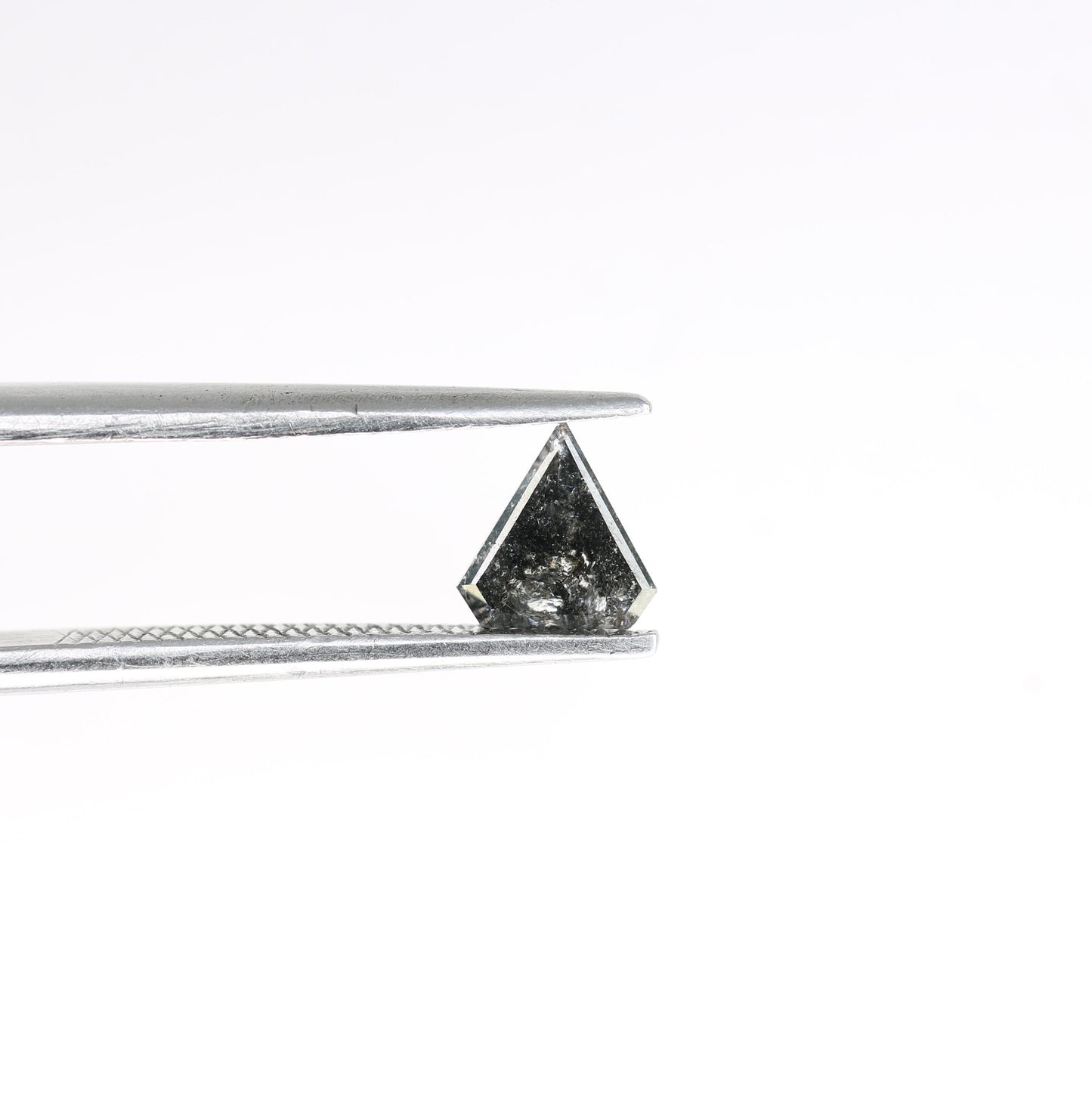 0.33 CT Pentagon Cut Natural Salt and Pepper Diamond For handmade necklace pendant Black/Grey crystal Diamond for Engagement Gold Ring Gift