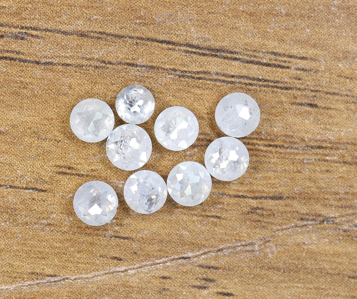 Natural Loose Rose Cut Diamond Grey Color Round Cut Diamond Natural Loose White Diamond Round Rose Cut Shape Diamond Diamonds
