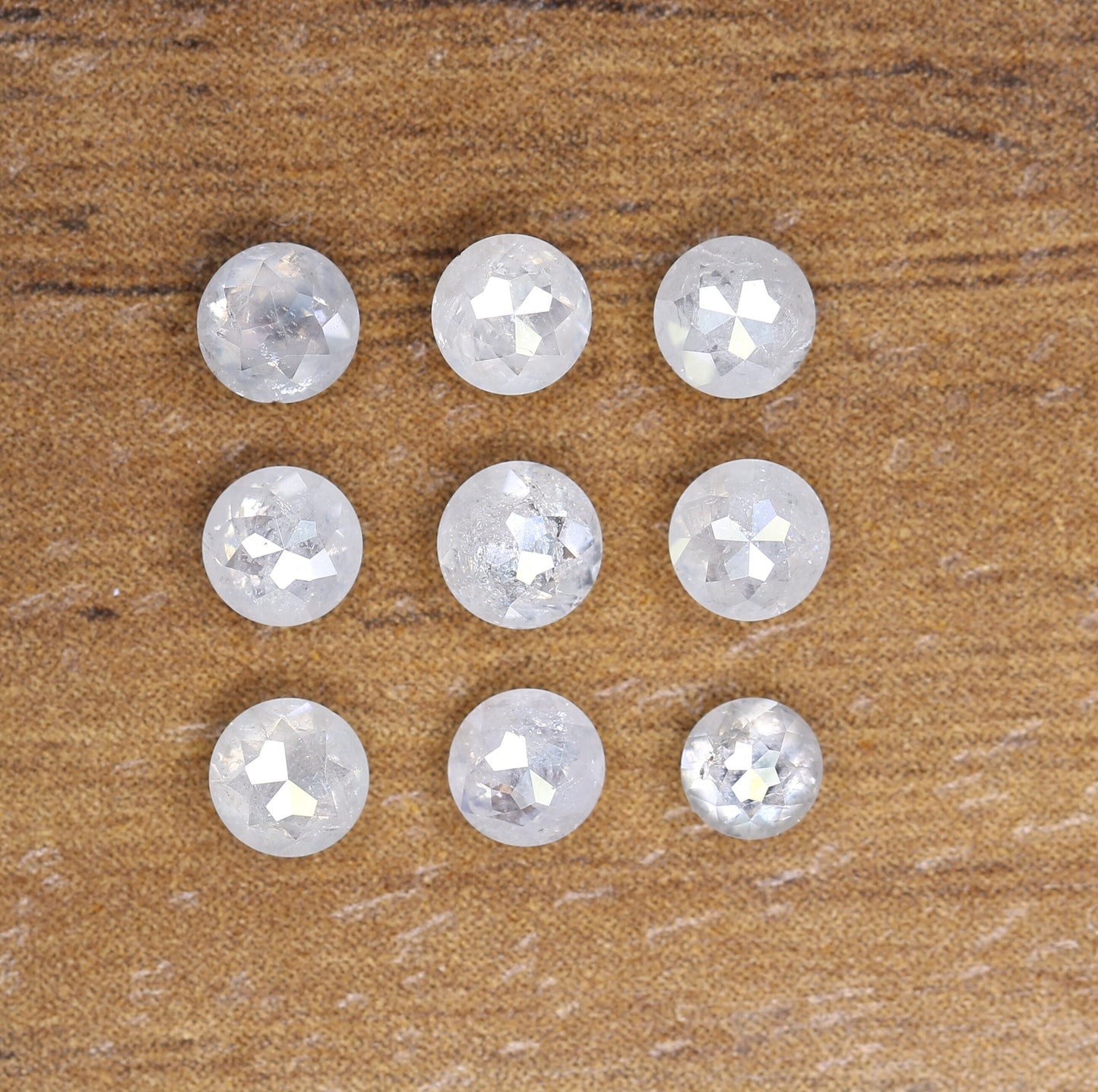 Natural Loose Rose Cut Diamond Grey Color Round Cut Diamond Natural Loose White Diamond Round Rose Cut Shape Diamond Diamonds