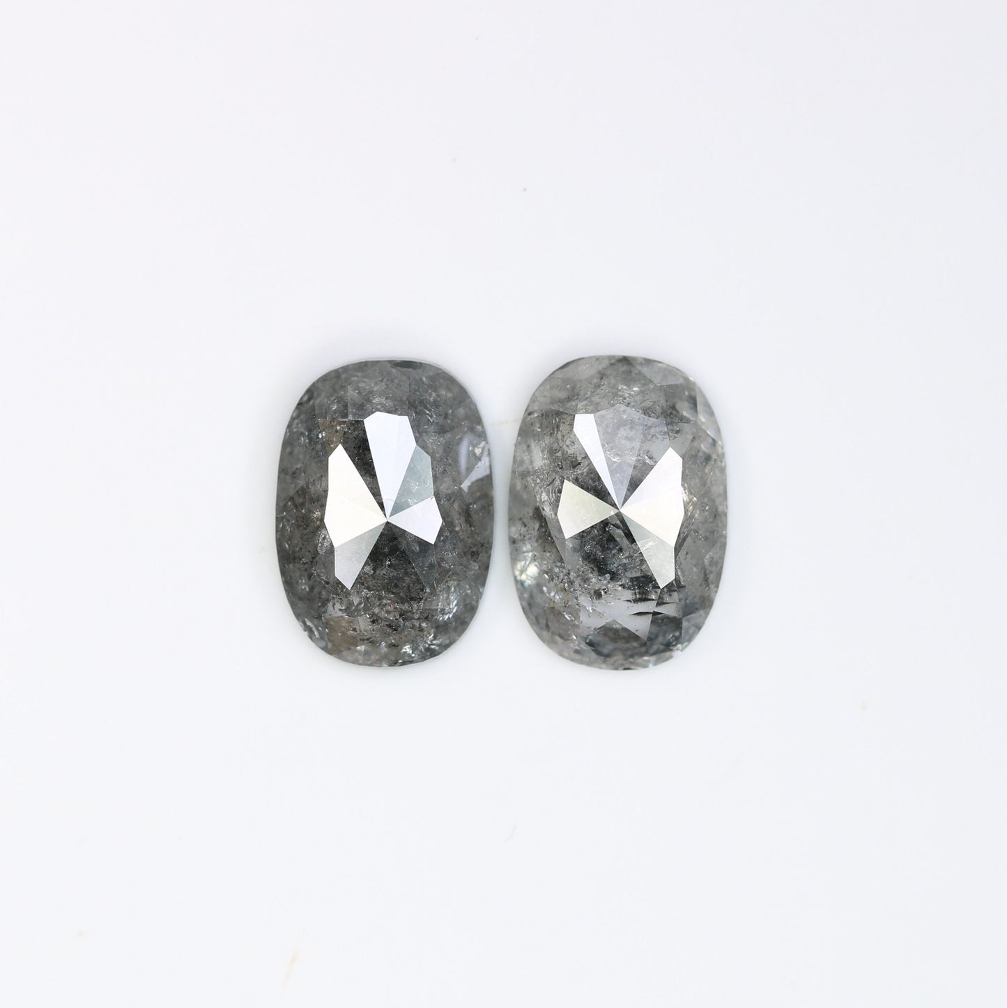 2.52 CT Loose Pair Salt and Pepper Diamond, Natural Loose Diamond, Fancy Diamond for Wedding Ring & Earring, jewelry gift for women Diamonds