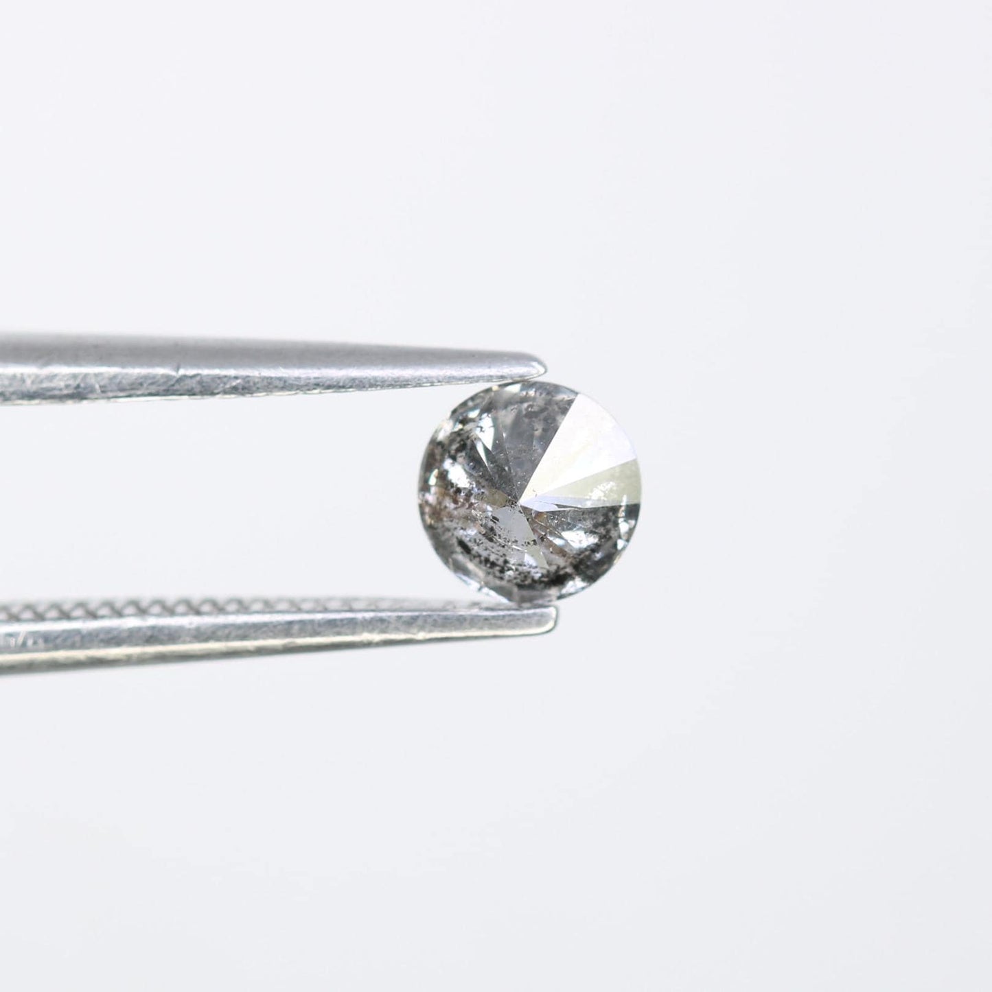 0.34 CT Round Cut Loose Salt and Pepper Diamond | Natural Ethical Gem | Ideal for Engagement, Anniversary, or Promise Jewelry | Vintage Gift